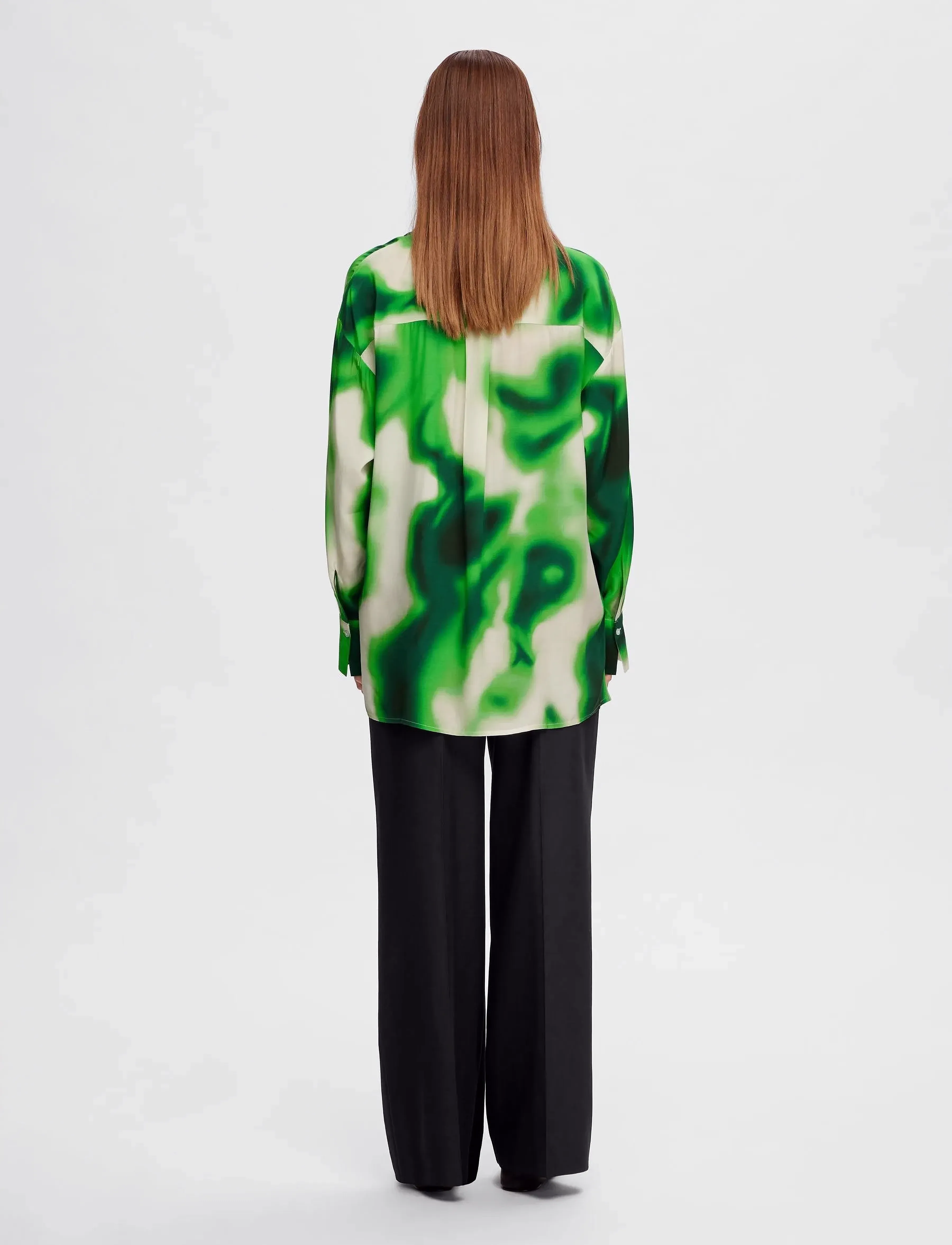 Selected - SLFCLAUDINE LS SHIRT B - langärmlige hemden - classic green - 3