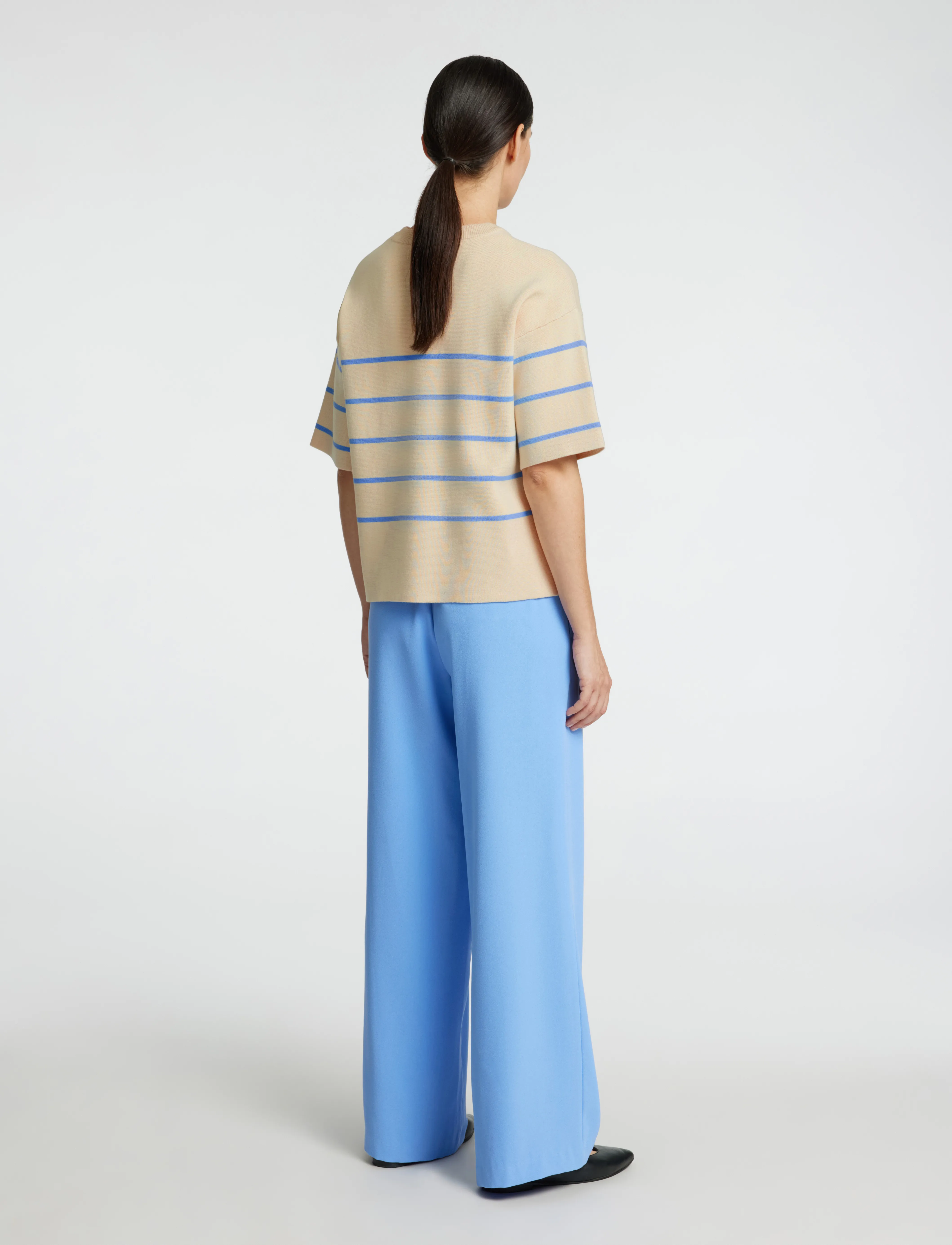 Selected - SLFLIVA 2/4 KNIT O-NECK NOOS - pullover - birch - 2