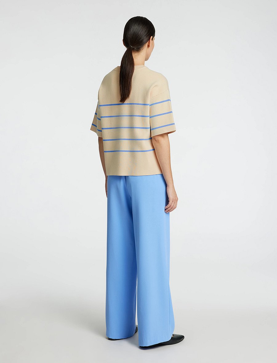 Selected - SLFLIVA 2/4 KNIT O-NECK NOOS - pullover - birch - 2