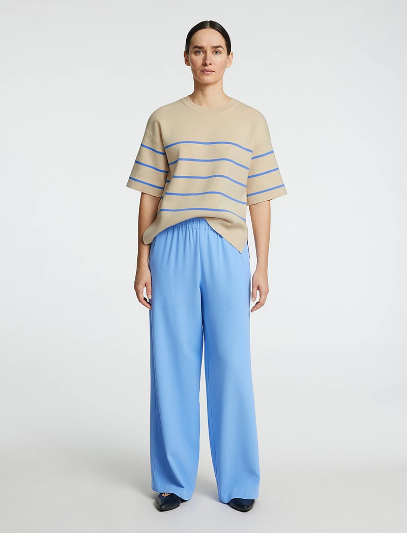 Selected - SLFLIVA 2/4 KNIT O-NECK NOOS - sviitrid - birch - 3