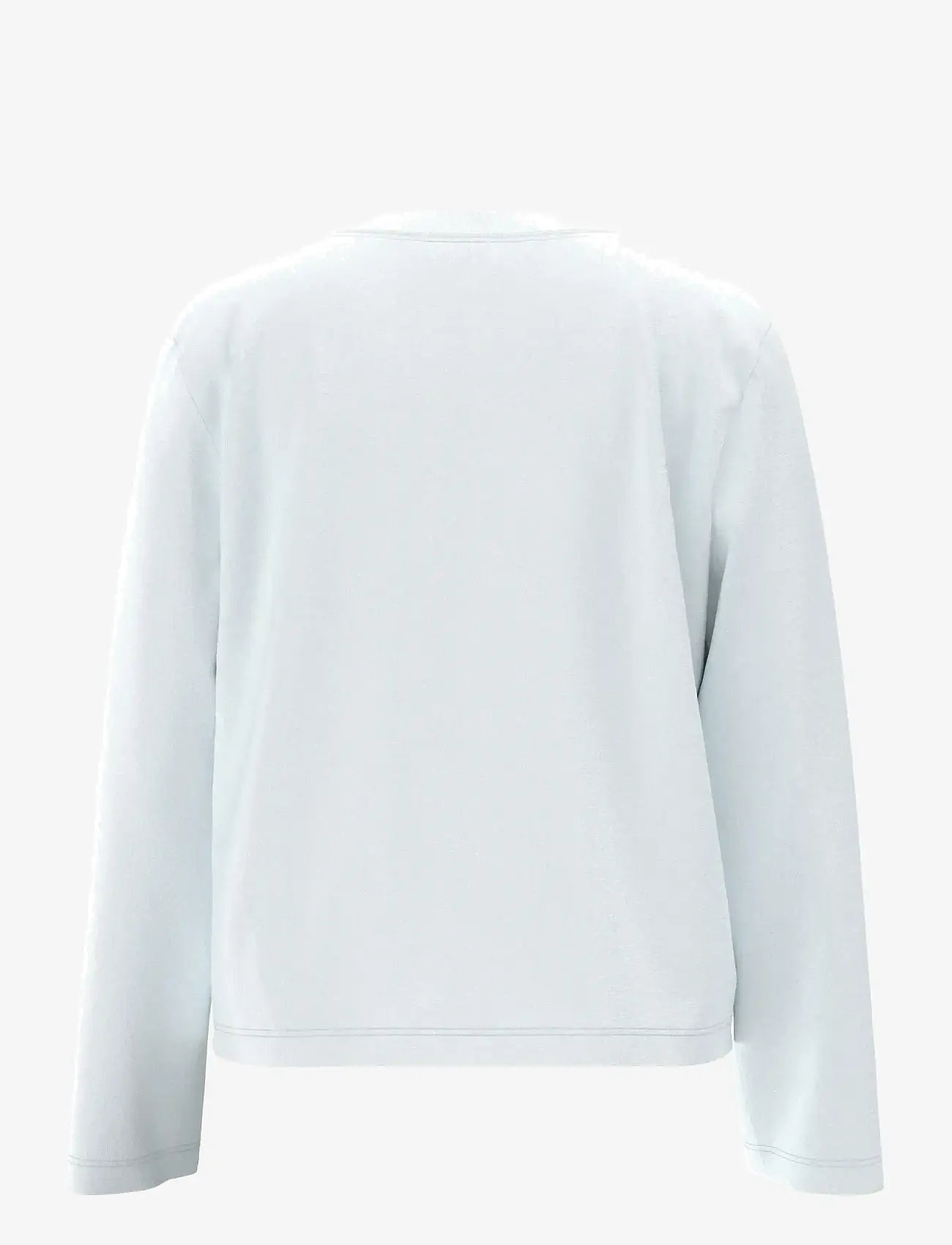 Selected - SLWESSENTIAL LS BOXY TEE NOOS - langærmede toppe - bright white - 2