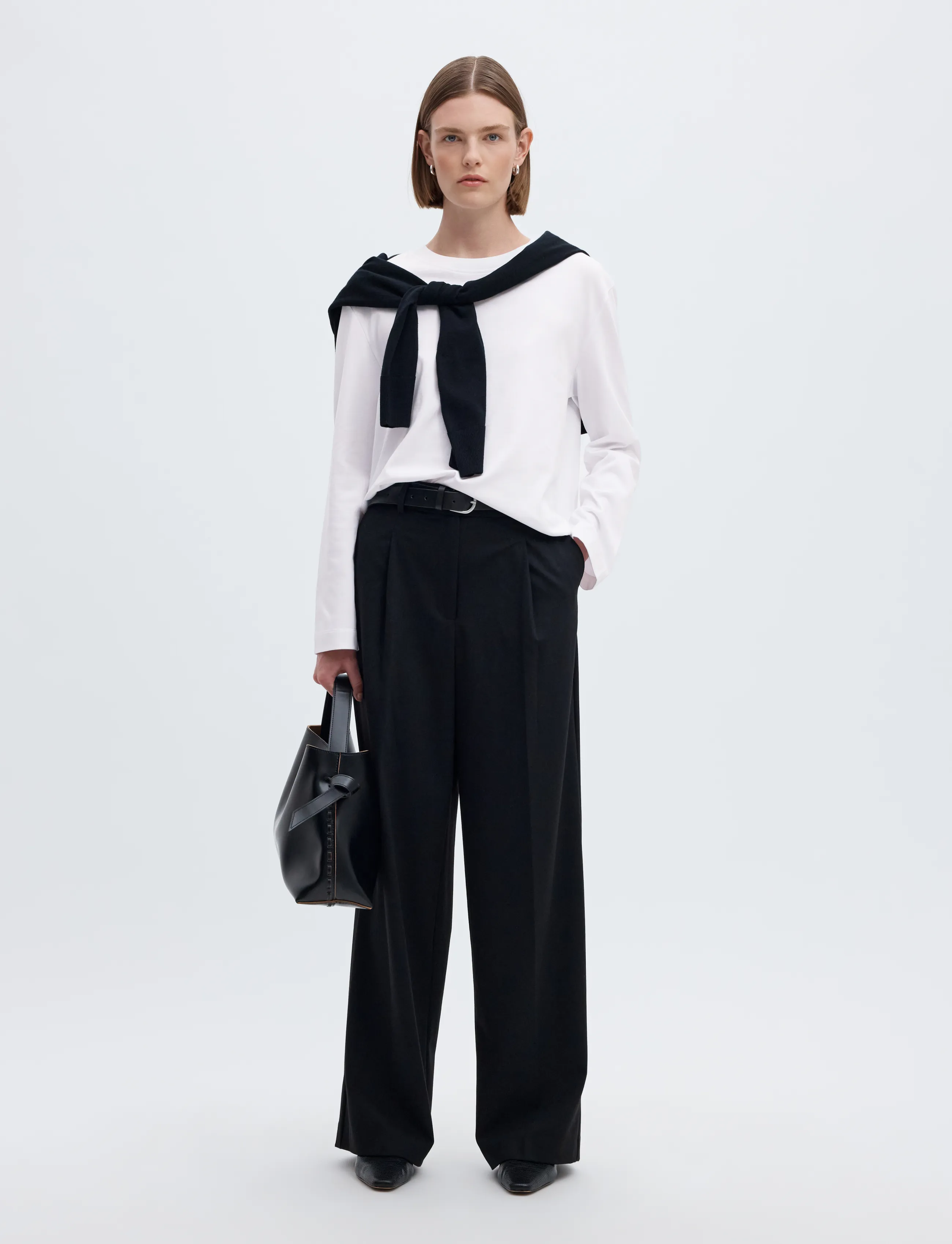 SELECTED Slfessential Ls Boxy Tee Noos långärmade t-shirt dam – bild 5