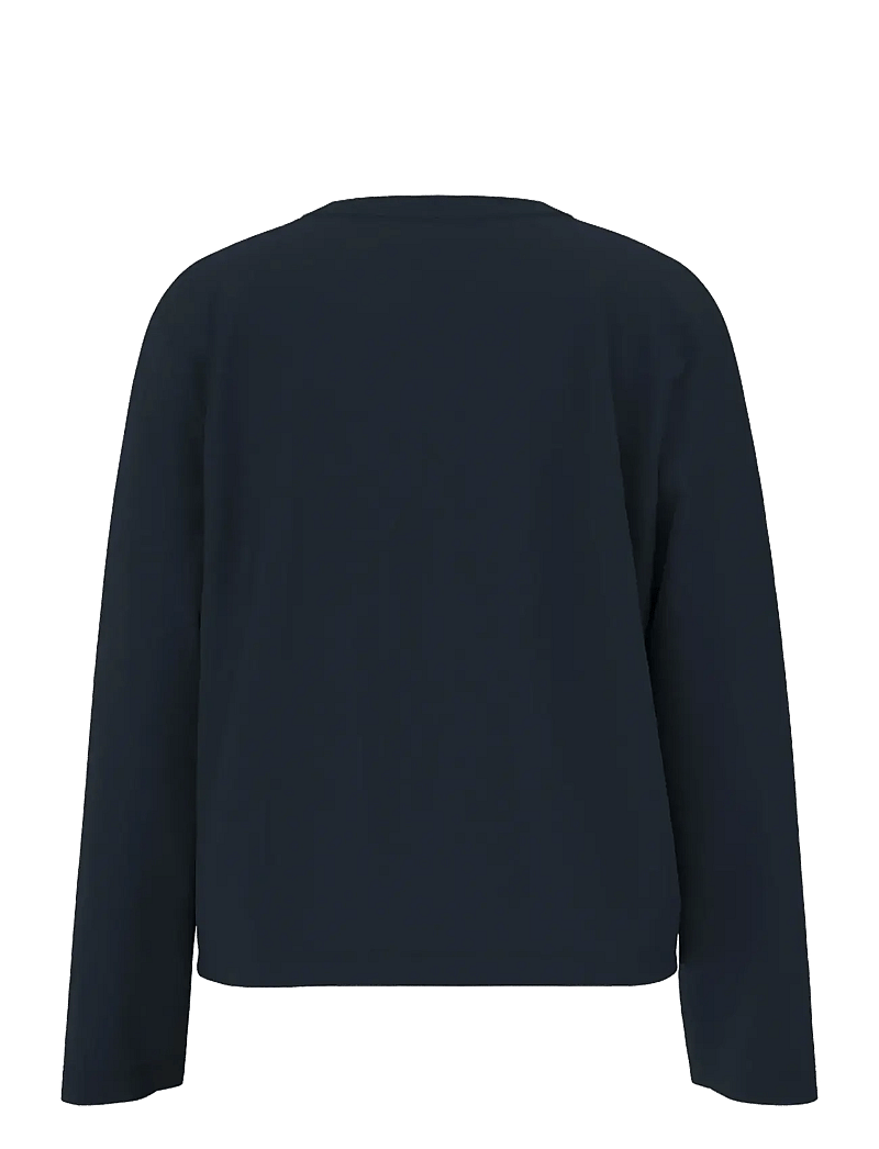 Selected - SLFESSENTIAL LS BOXY TEE NOOS - langermede topper - dark sapphire - 1