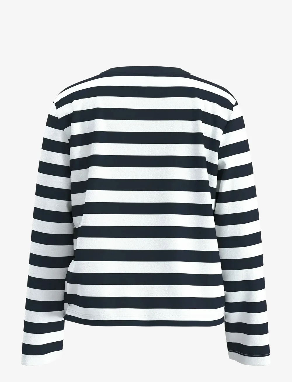 Selected - SLFESSENTIAL LS STRIPED BOXY TEE NOOS - long-sleeved tops - dark sapphire - 2