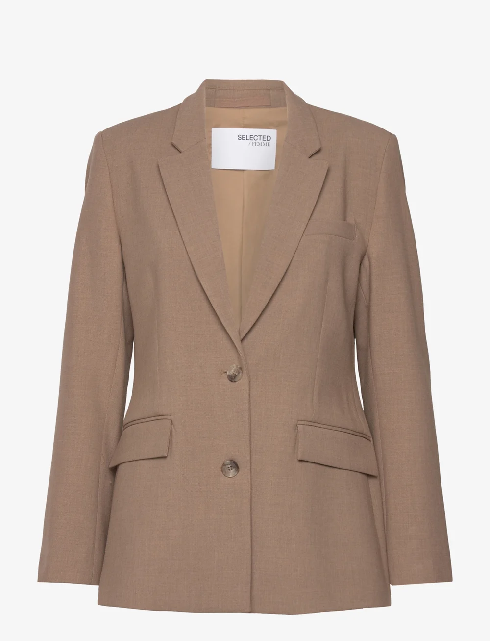 Selected - SLFRITA LS CLASSIC BLAZER CAMEL MEL NOOS - einreihige blazer - camel - 1