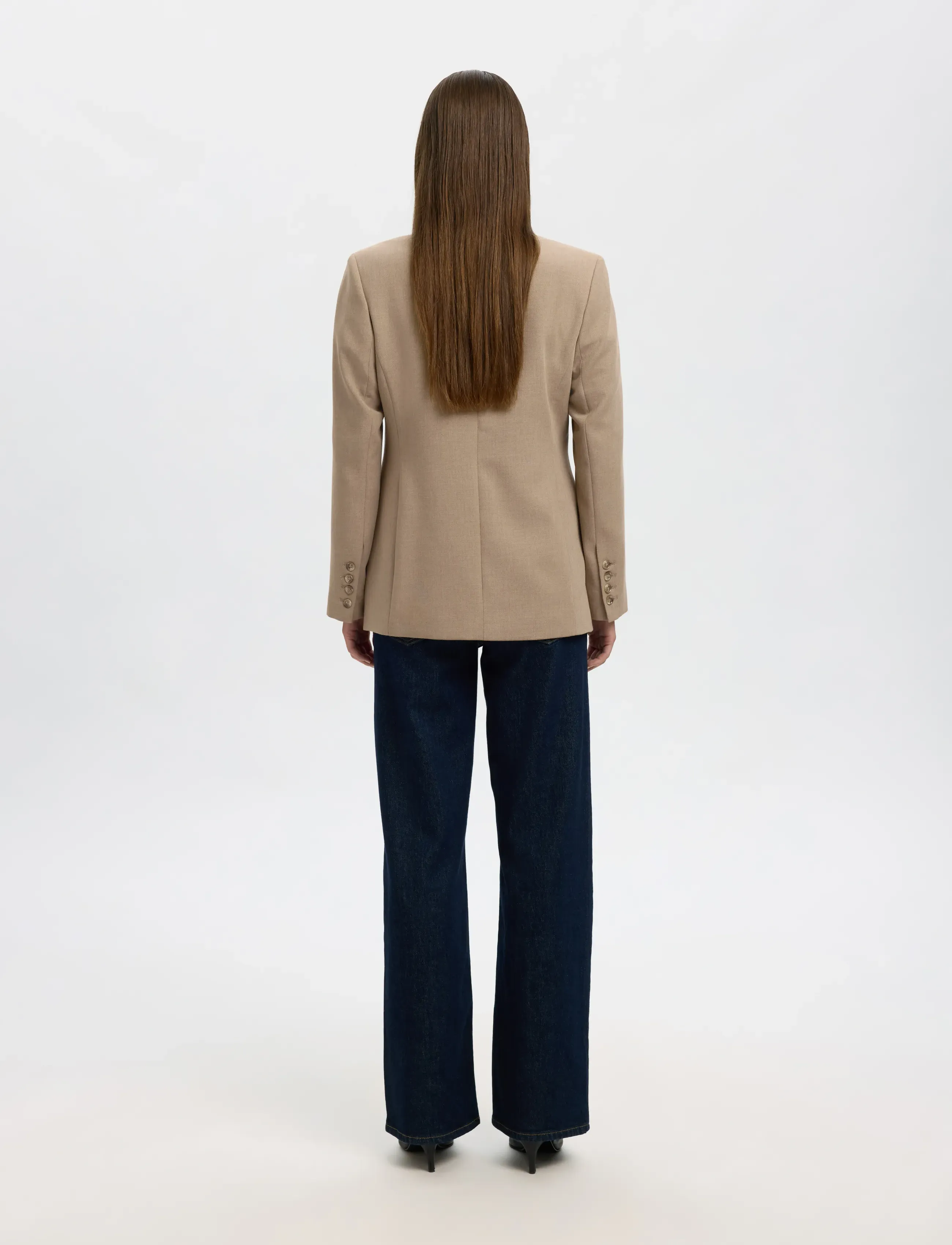 Selected - SLFRITA LS CLASSIC BLAZER CAMEL MEL NOOS - einreihige blazer - camel - 3