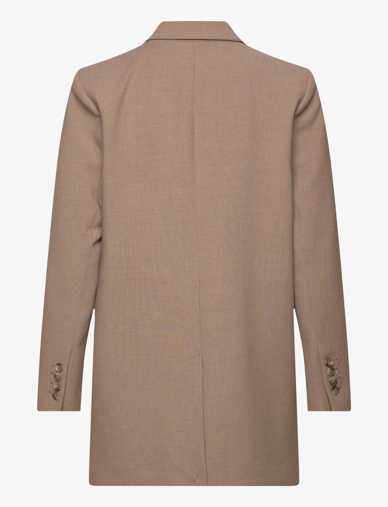 Selected Femme - SLFRITA LS RELAXED BLAZER CAMEL MEL NOOS - festtøj til outletpriser - camel - 1