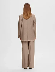 Selected Femme - SLFRITA LS RELAXED BLAZER CAMEL MEL NOOS - festkläder till outletpriser - camel - 3