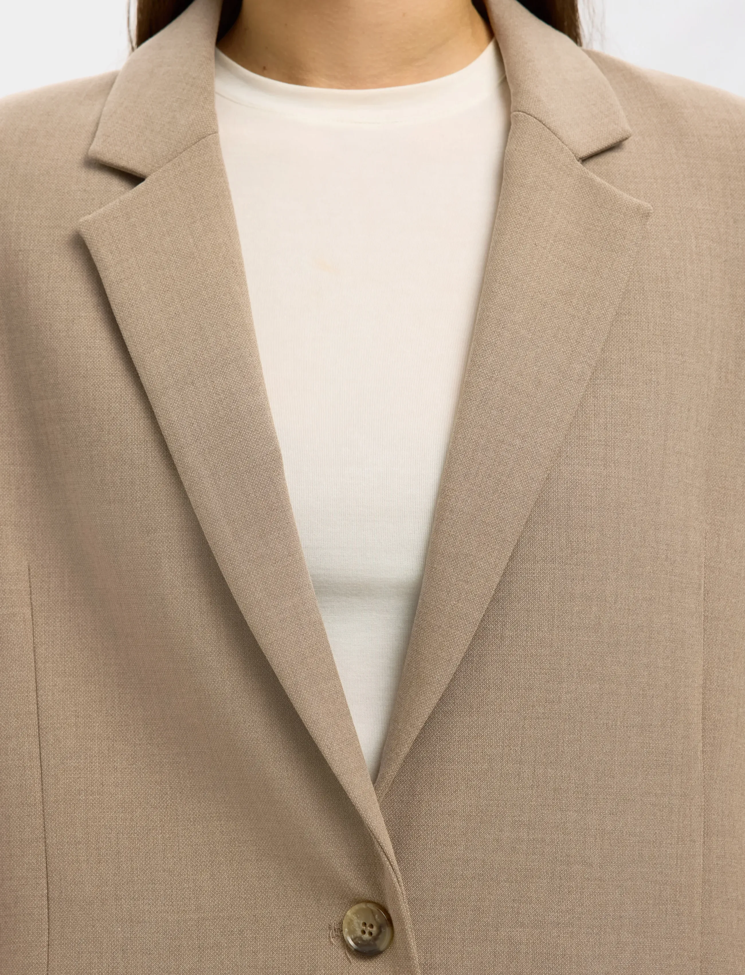 SELECTED Slfrita Ls Relaxed Blazer Camel Mel Noos dam – bild 5