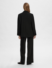 Selected Femme - SLFTINNI LS RELAXED BLAZER NOOS - festkläder till outletpriser - black - 2