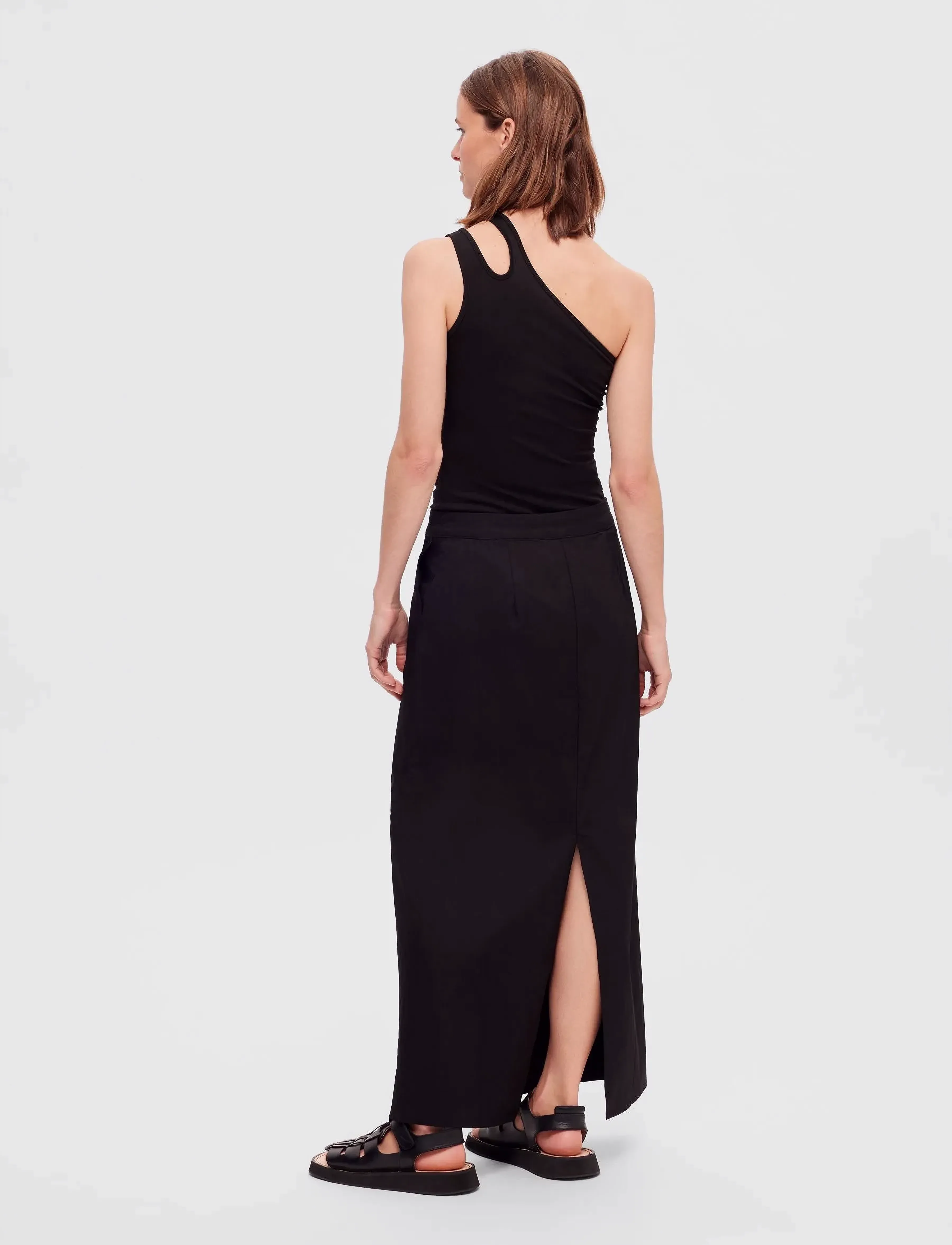 Selected - SLFMARY MW MAXI SKIRT D2 - maxi röcke - black - 3