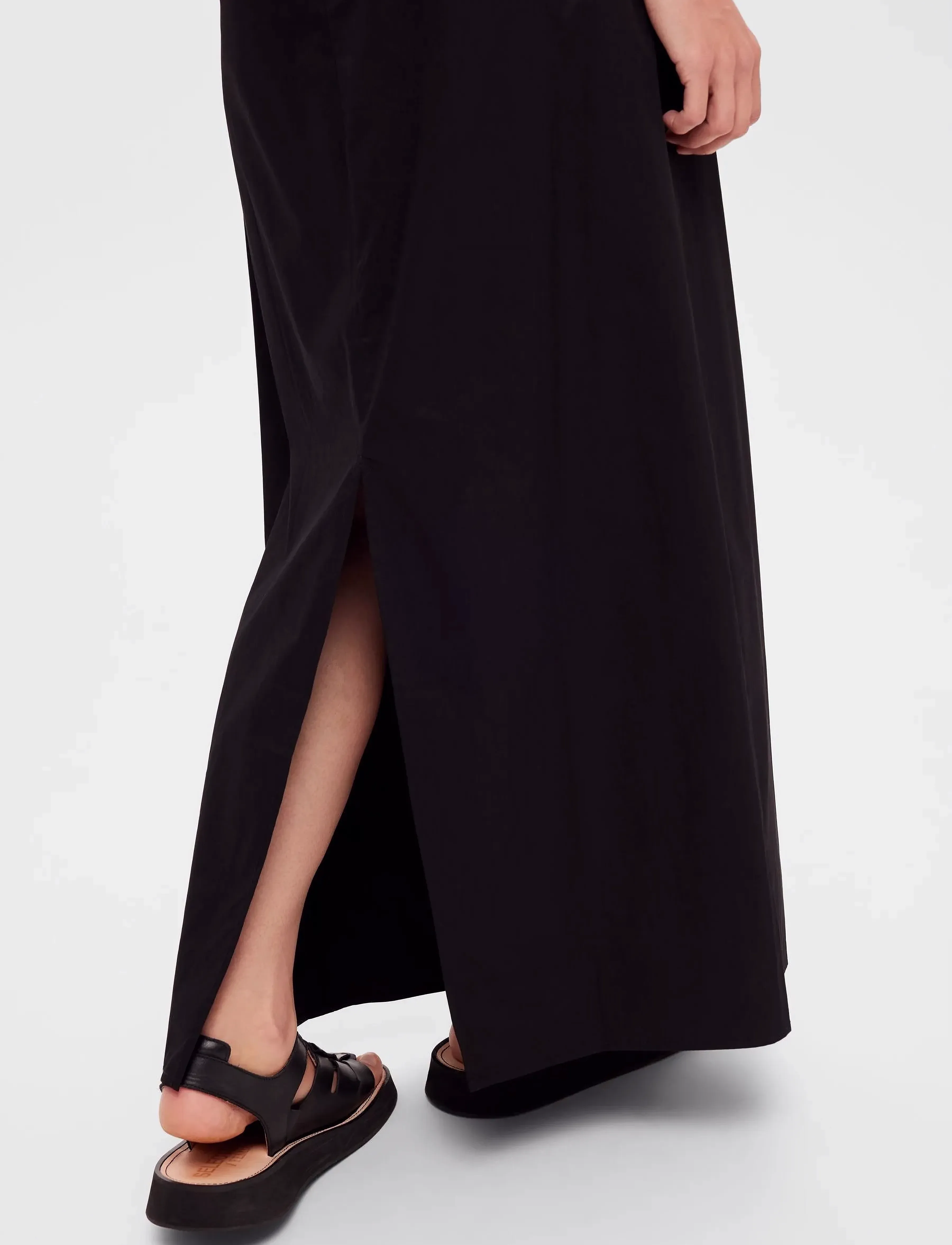 Selected - SLFMARY MW MAXI SKIRT D2 - maxi röcke - black - 5