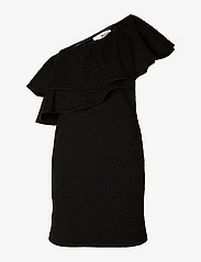 Selected Femme - SLFIRENA ONE SHOULDER SHORT DRESS - festkjoler - black - 0