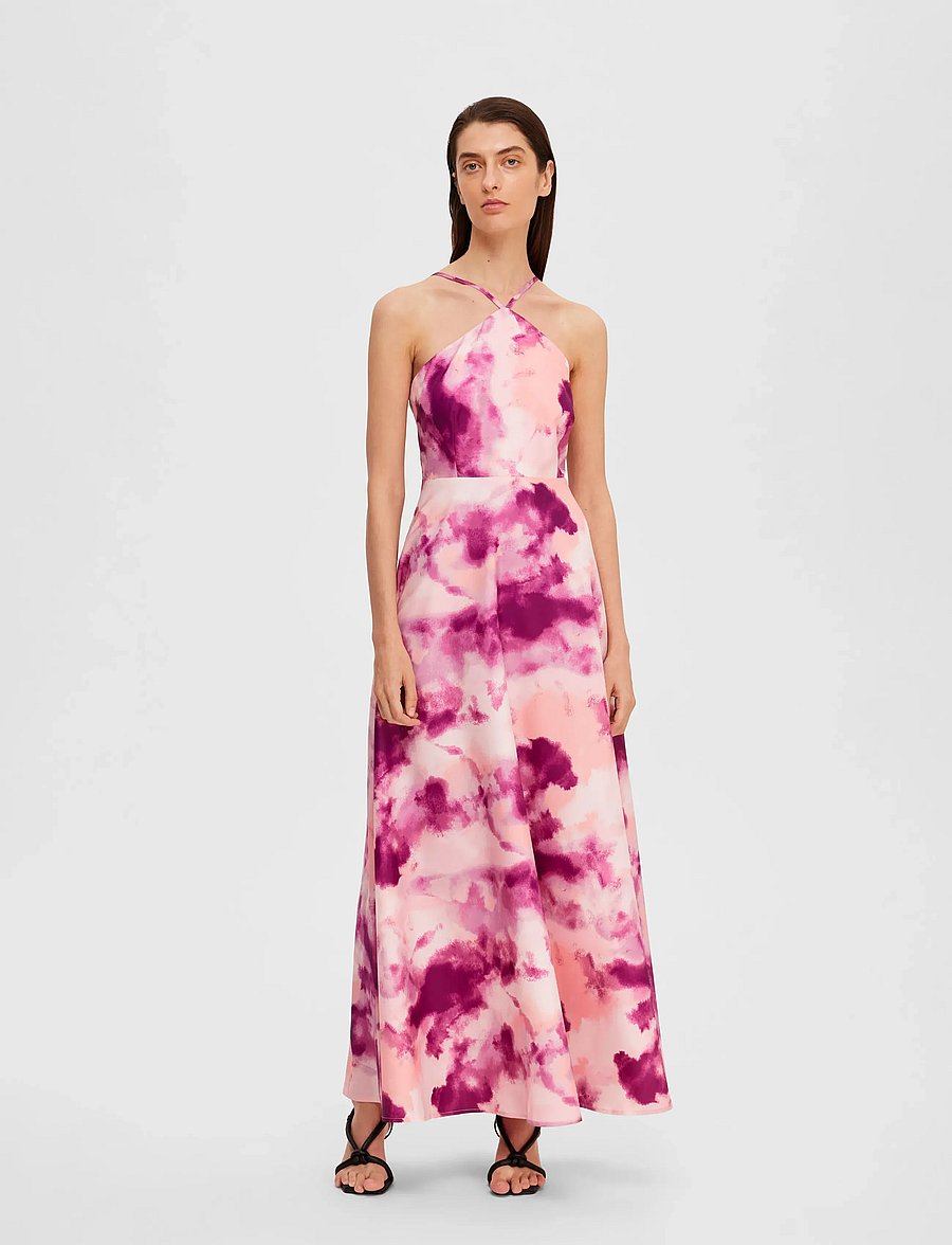 Selected - SLFAMBER ANKLE STRAP DRESS B - chalk pink - 0