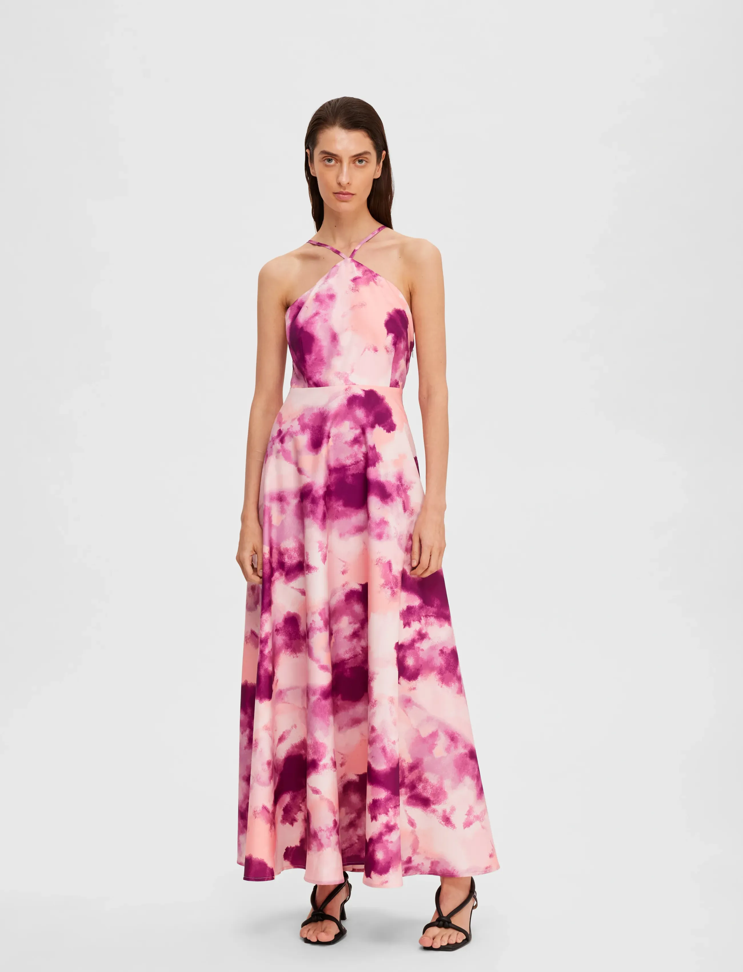 Selected - SLFAMBER ANKLE STRAP DRESS B - chalk pink - 4