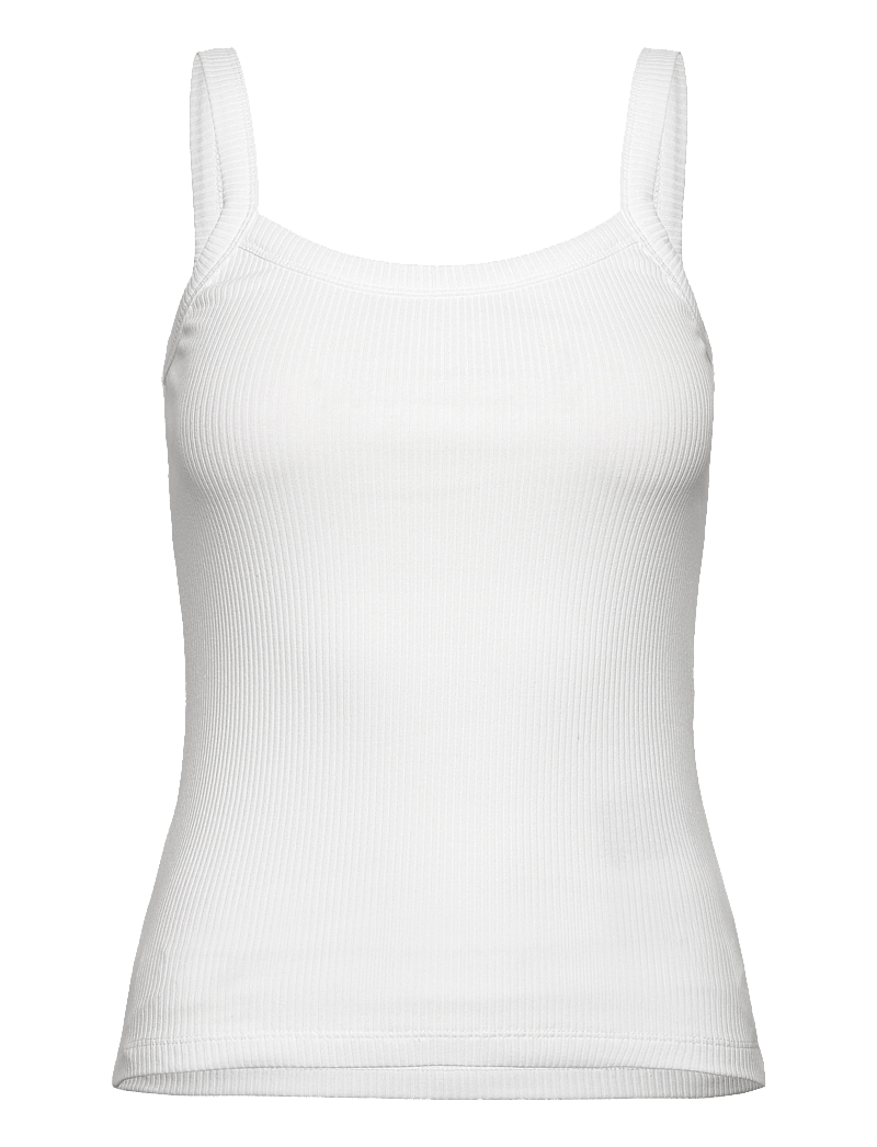 Selected - SLFCELICA ANNA STRAP TANK TOP NOOS - Ärmellose tops - bright white - 1