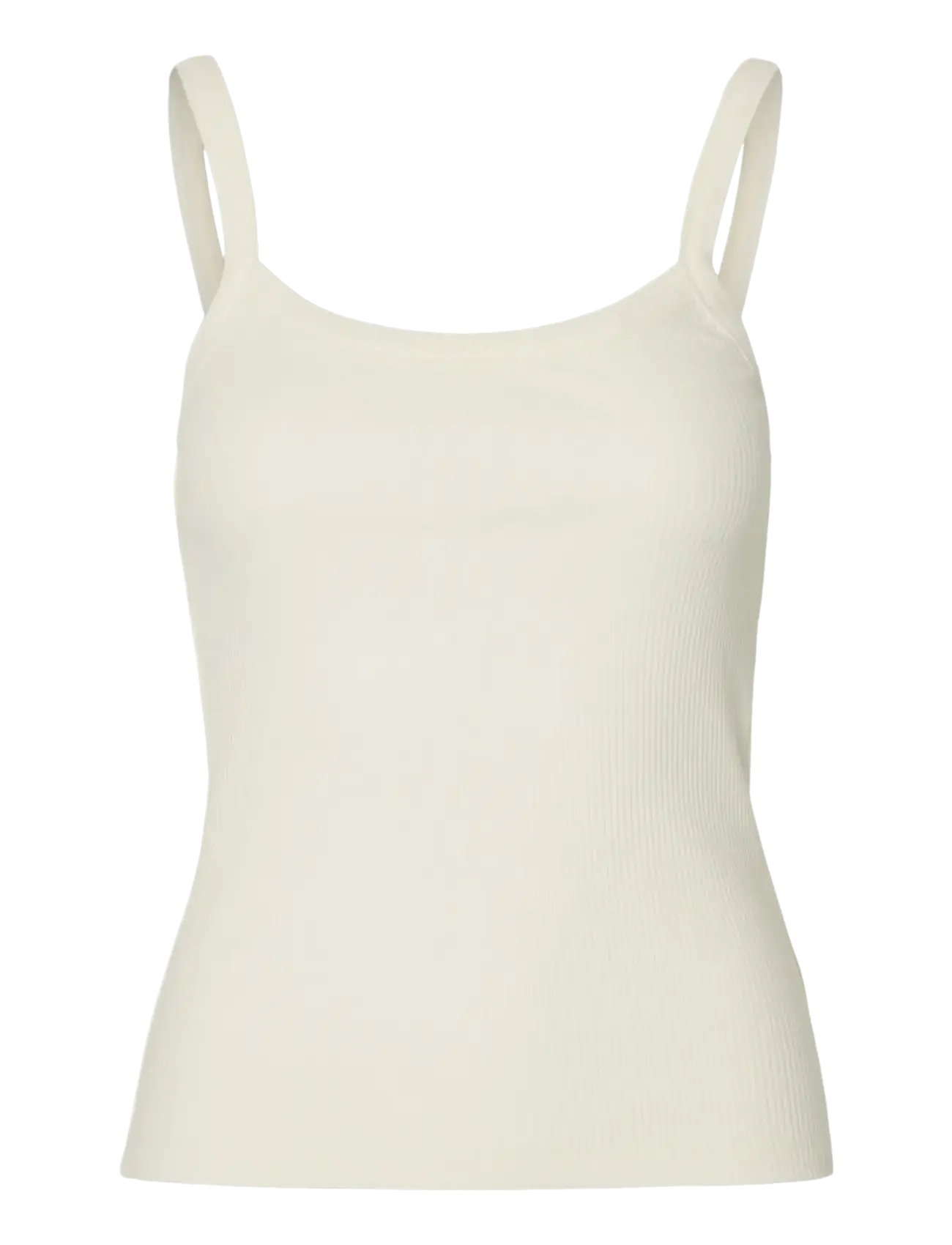 Selected SLWCELICA ANNA STRAP TANK TOP NOOS - Selected - SNOW WHITE / cream