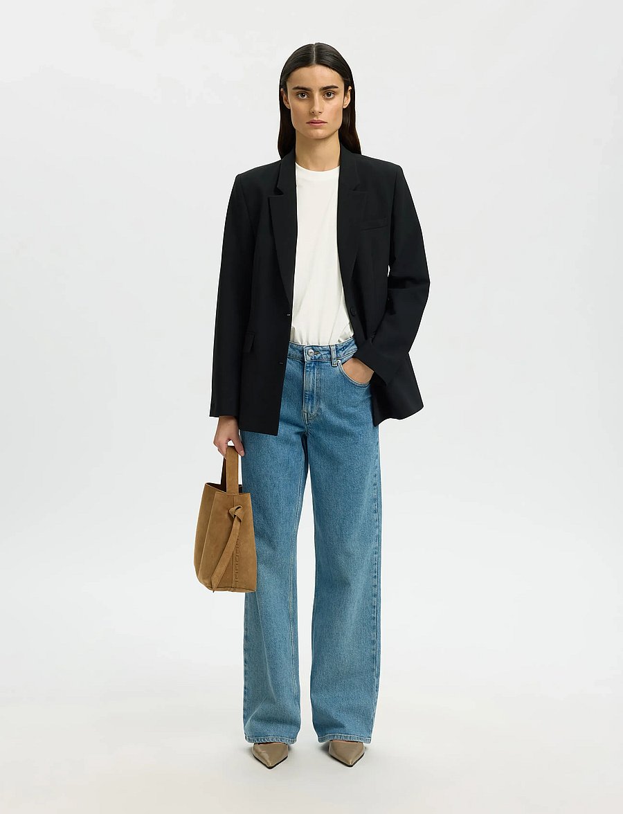 Selected - SLWPENELOPE 2/4 RUFFLE TEE NOOS - t-shirts - snow white - 5