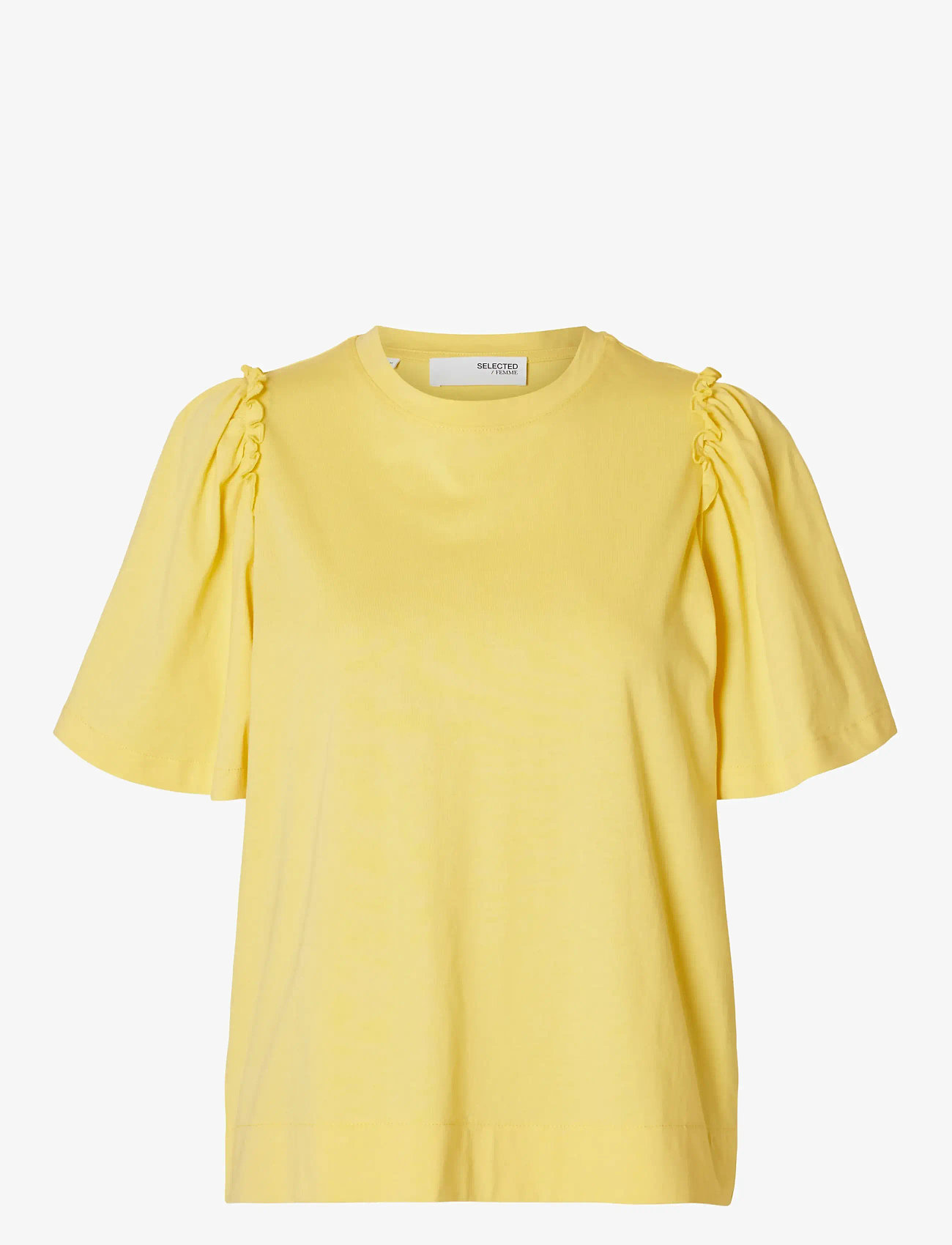 Selected - SLWPENELOPE 2/4 RUFFLE TEE NOOS - t-shirts - sundress - 1