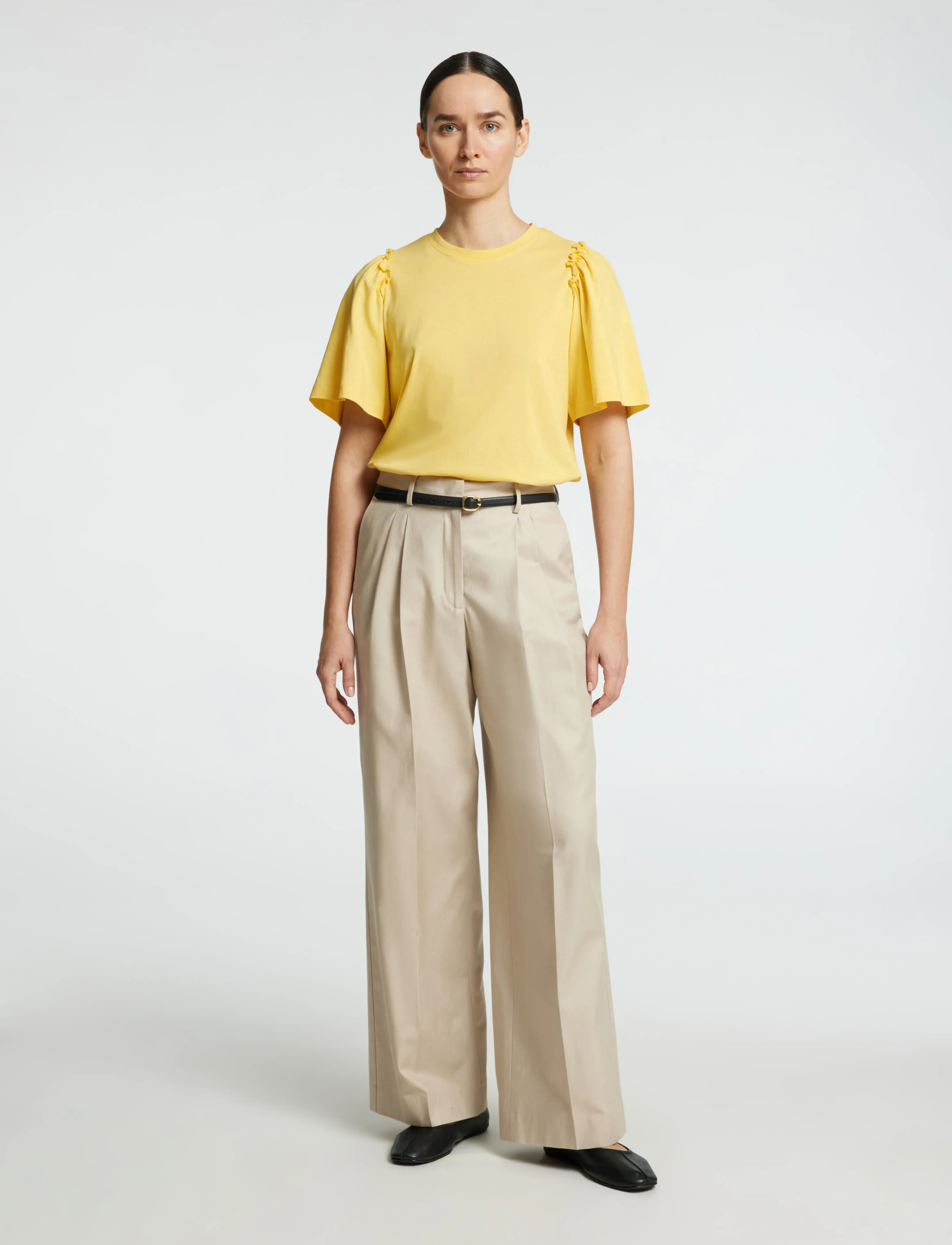 Selected - SLWPENELOPE 2/4 RUFFLE TEE NOOS - t-särgid - sundress - 3