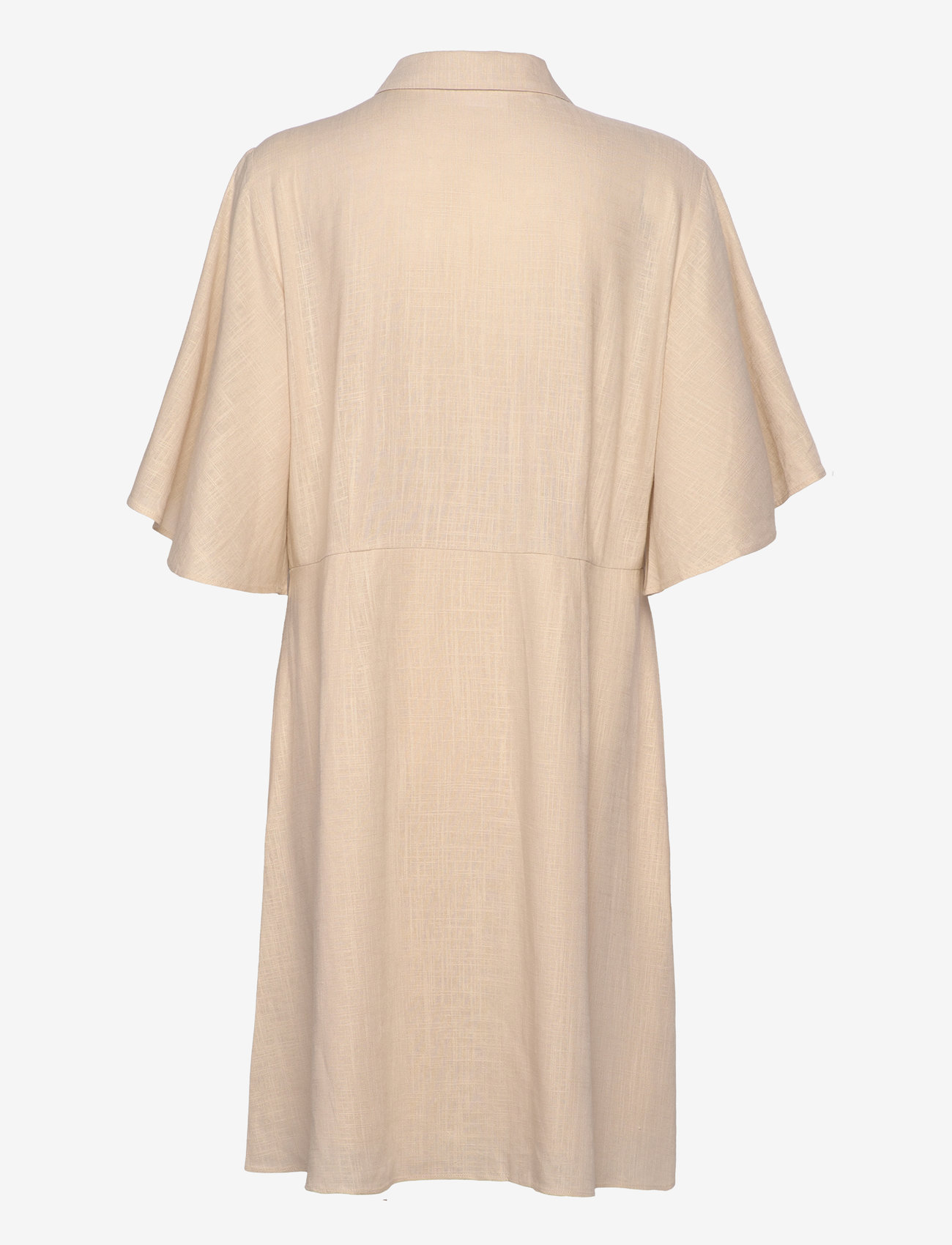 Selected - SLFGULIA 2/4 SHORT SHIRT DRESS D - skjortekjoler - sandshell - 2