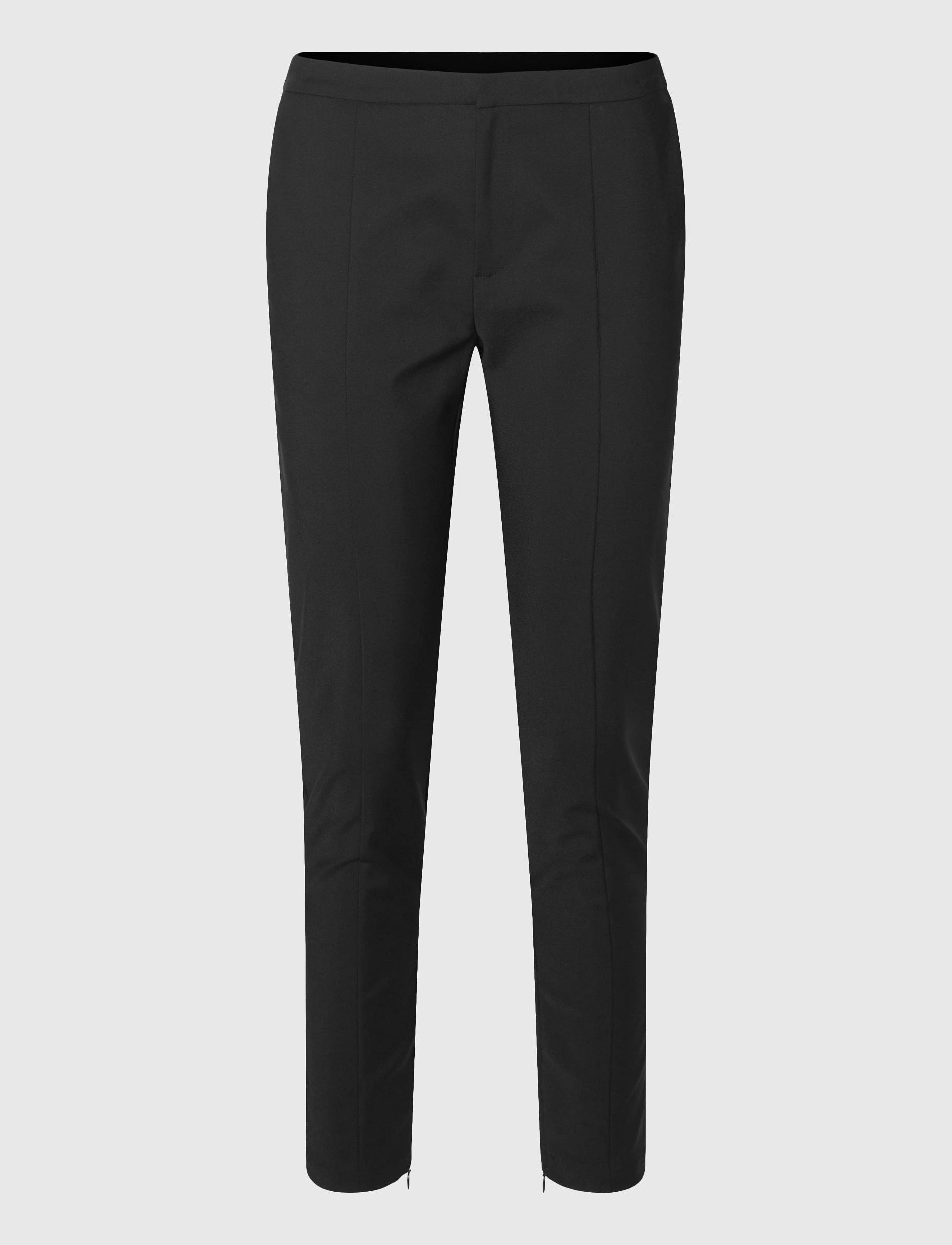 Selected - SLFMUSE MW CROPPED PANT - black - 1
