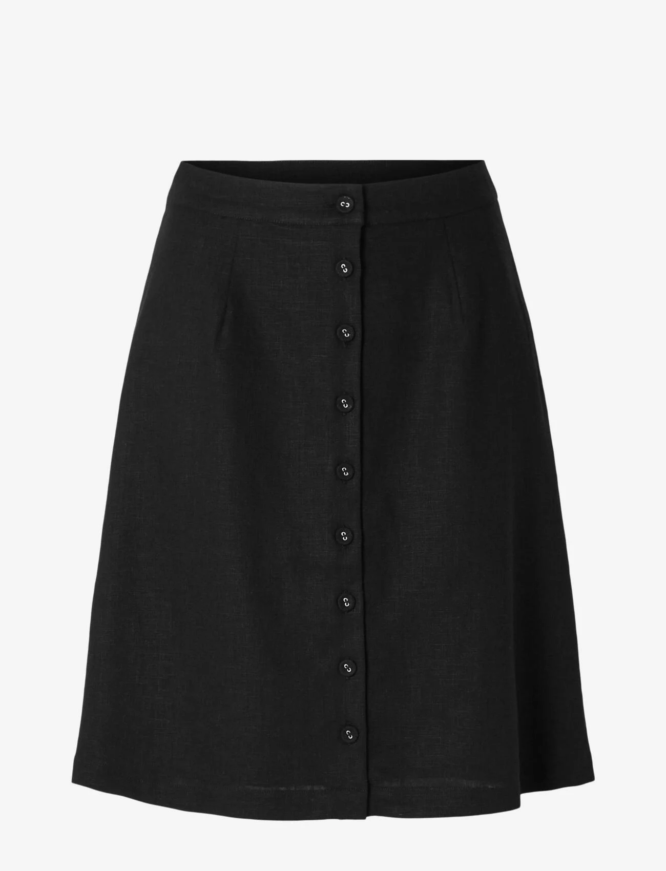 Selected Femme - SLFGULIA HW SHORT SKIRT - korte nederdele - black - 0