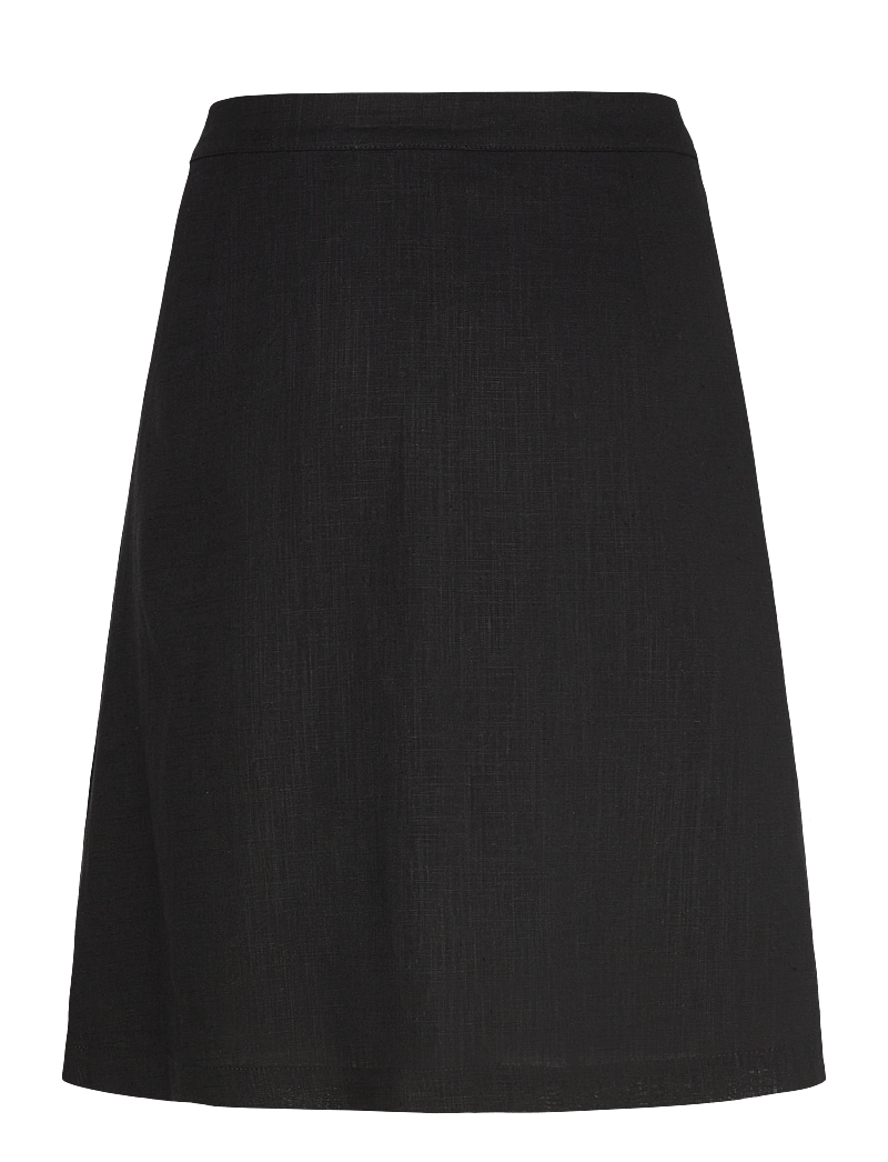 Selected - SLFGULIA HW SHORT SKIRT D - midi kjolar - black - 1