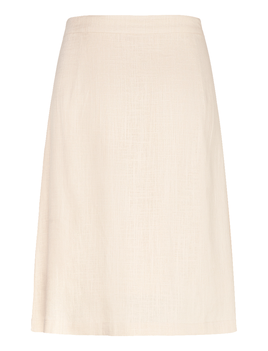 Selected - SLFGULIA HW SHORT SKIRT D - midi skirts - sandshell - 1