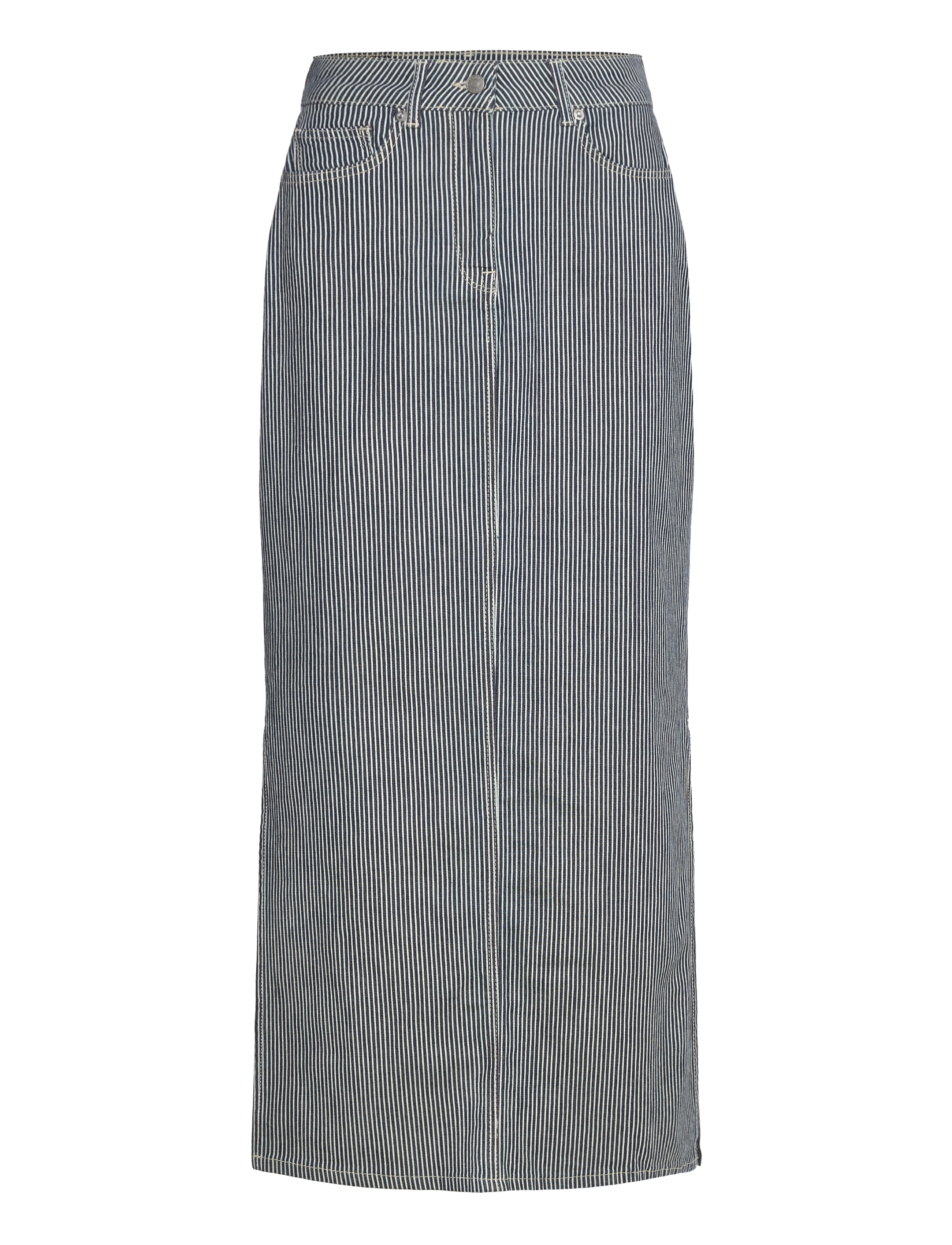 SELECTED Slfmyra Hw Stripe Column Denim Rock Blau - 36 - Damen