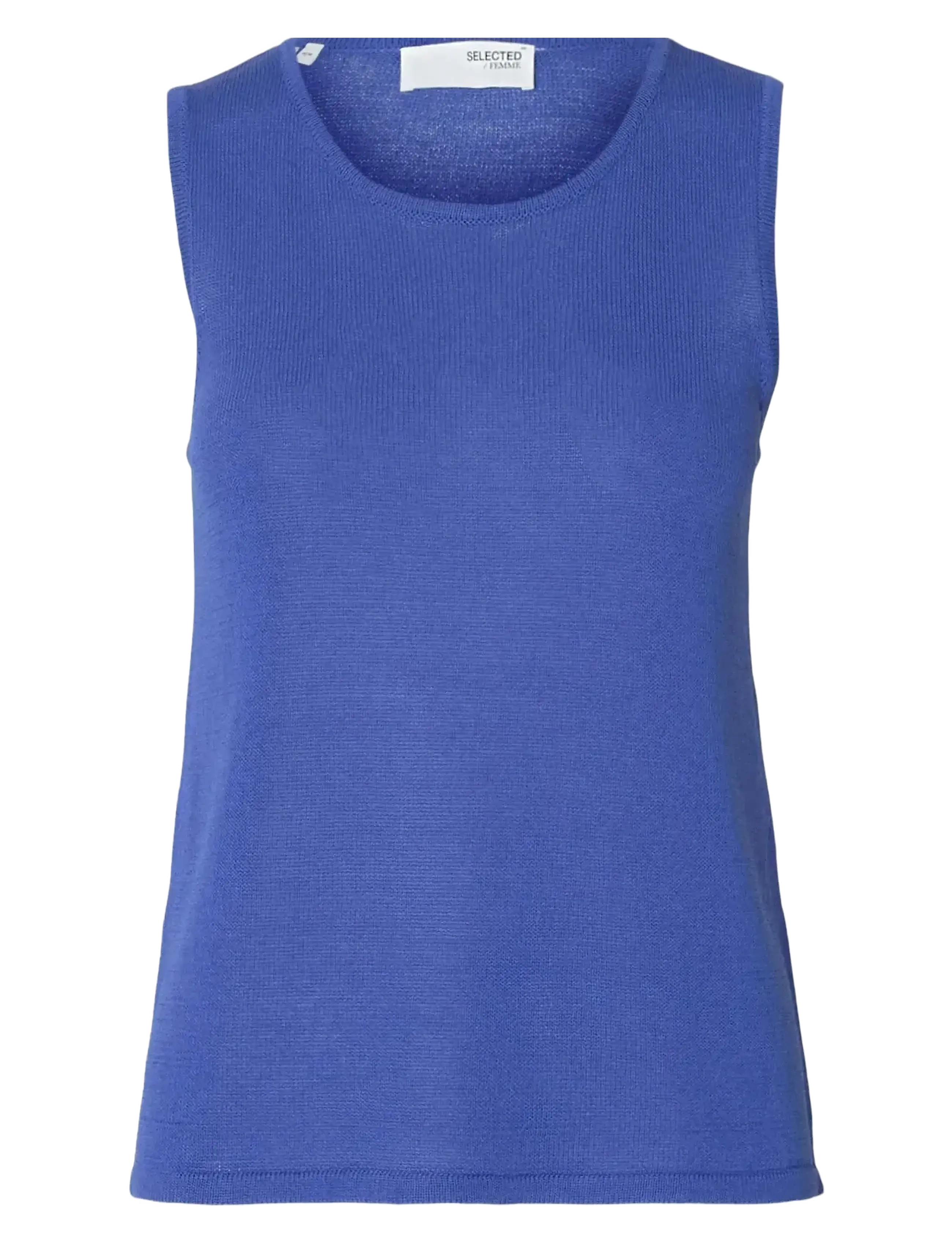 Selected SLFMOON SUS SL KNIT TOP B - Selected - DAZZLING BLUE / blue