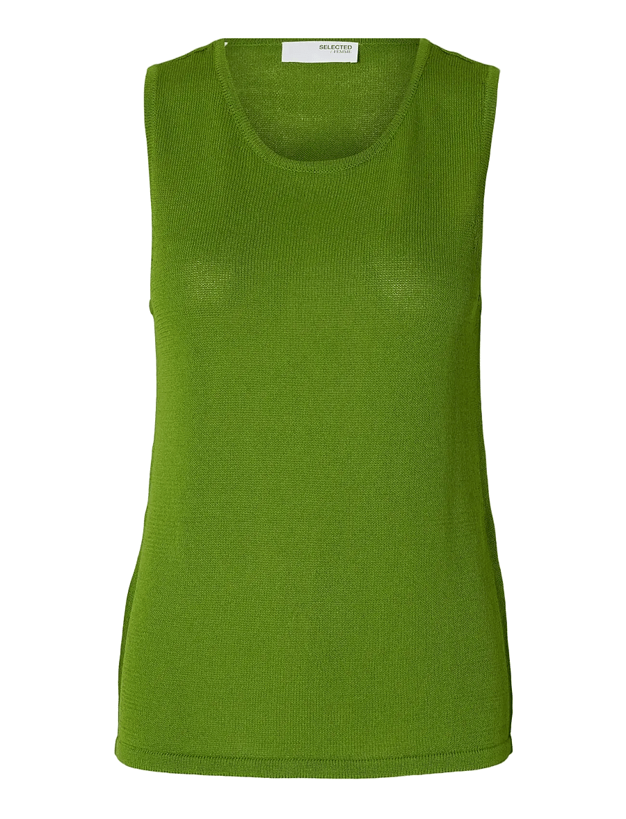 Selected - SLFMOON SUS SL KNIT TOP B - Ärmellose tops - spindle tree - 1