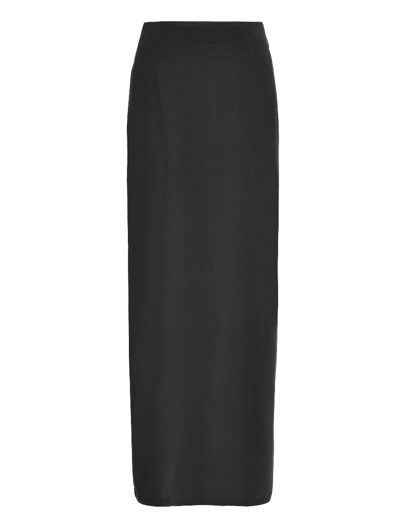 Selected - SLFNOLA HW ANKLE SLIM SKIRT - maxi nederdele - black - 1