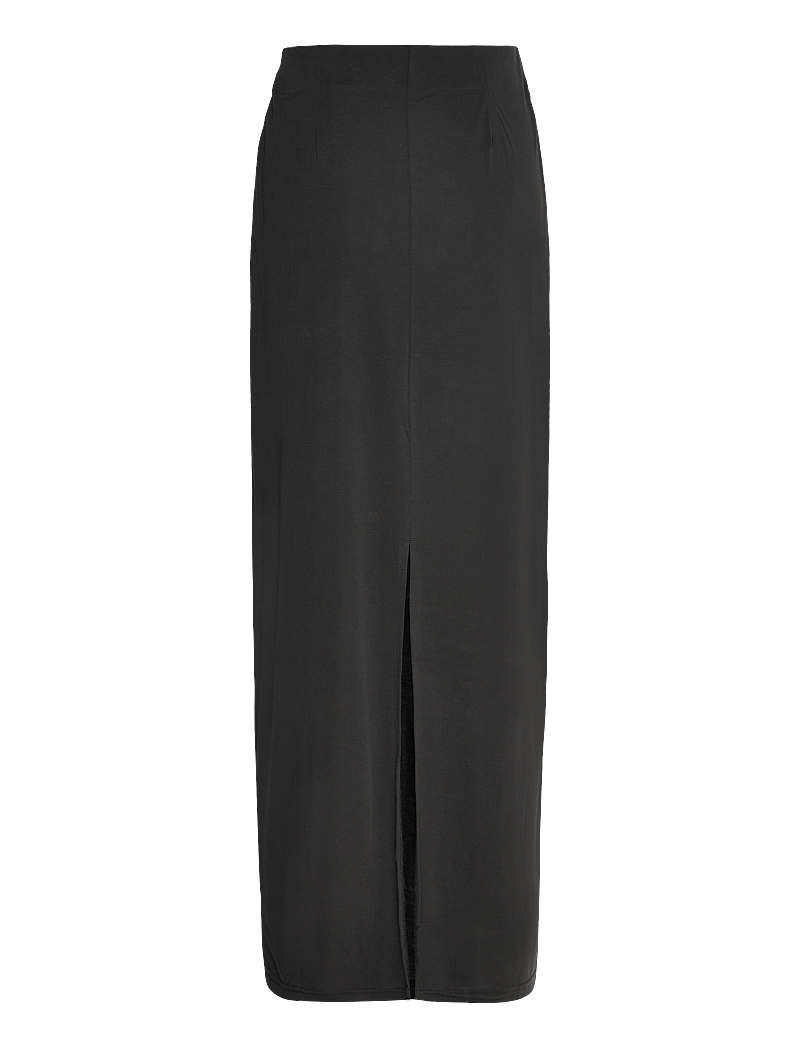 Selected - SLFNOLA HW ANKLE SLIM SKIRT - maxi nederdele - black - 2