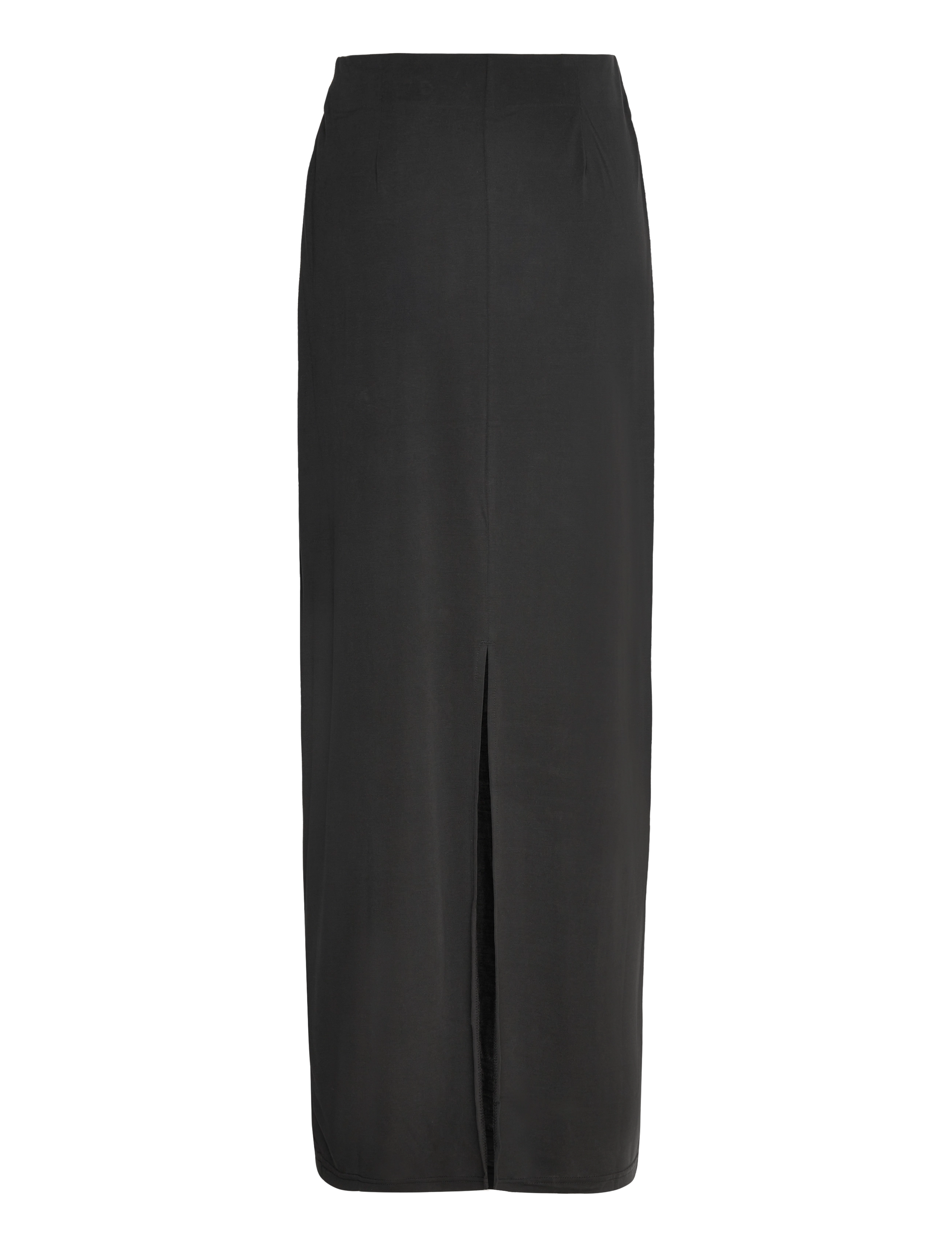 Selected - SLFNOLA HW ANKLE SLIM SKIRT - maxi röcke - black - 2