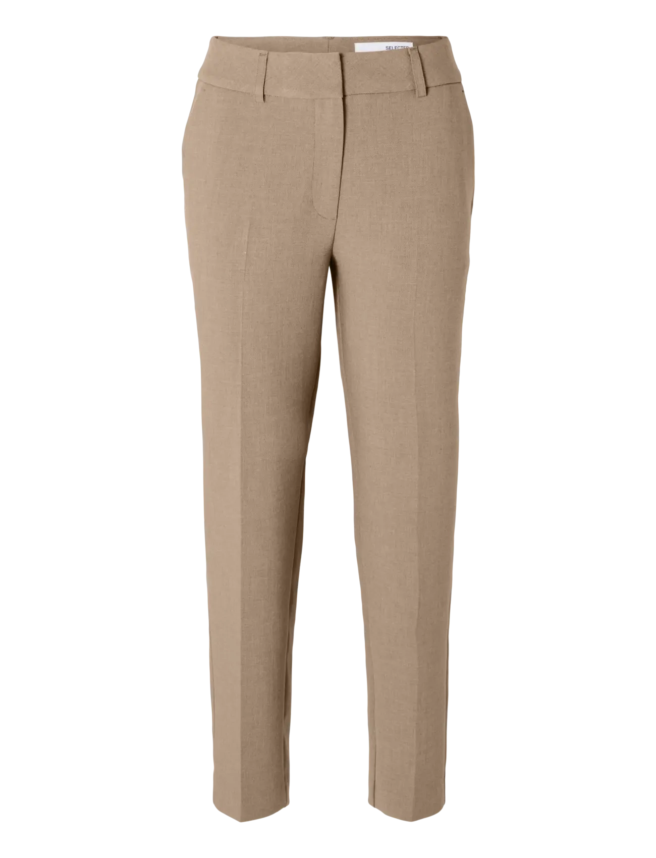 Selected SLWRITA-RIA MW CROP PANT CAMEL MEL NOOS - Selected - CAMEL / beige