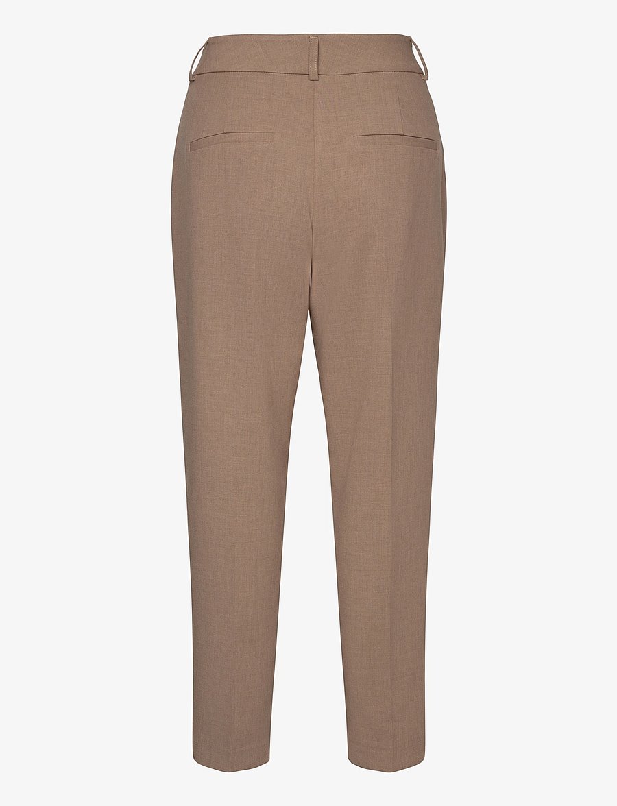 Selected - SLFRITA-RIA MW CROP PANT CAMEL MEL NOOS - hose mit geradem bein - camel - 2