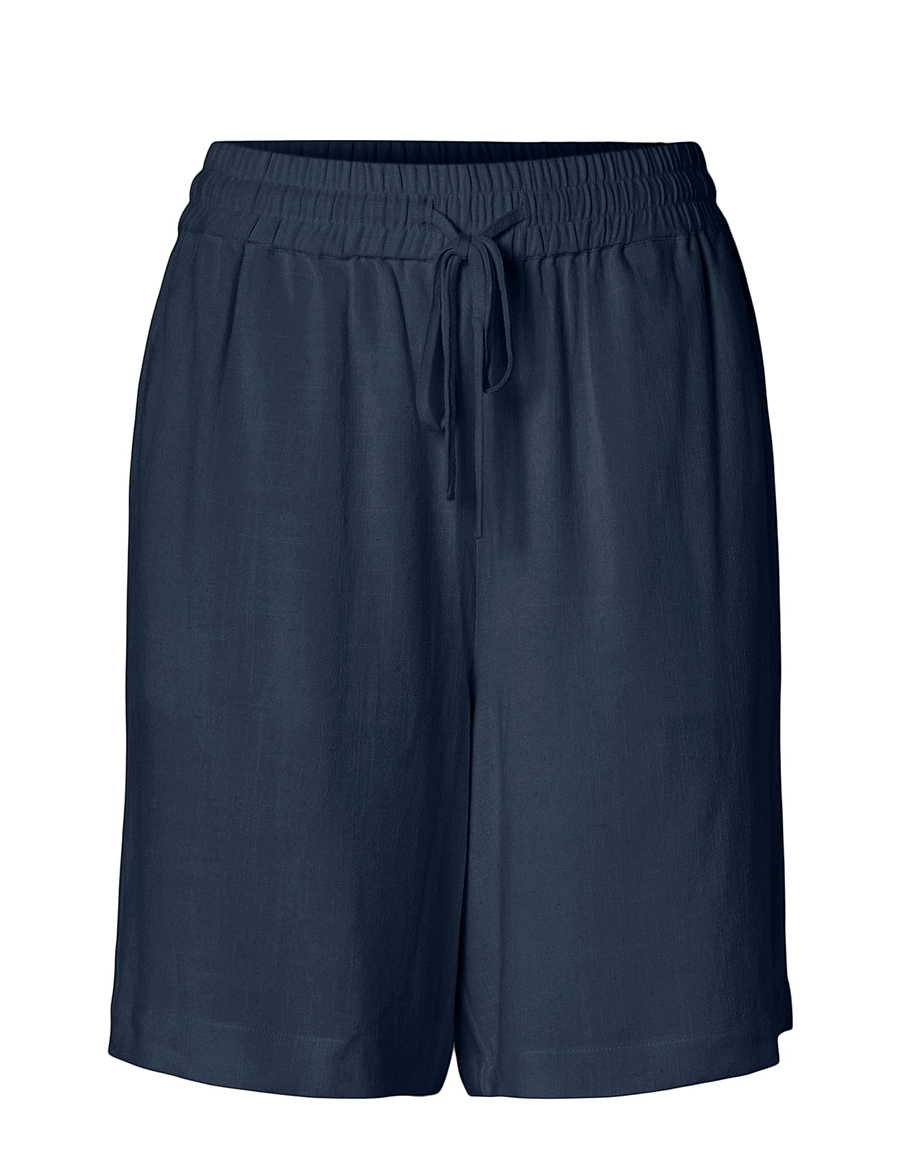 Selected - SLFVIVA MW SUN SHORTS NOOS - bermudashorts - dark sapphire - 1