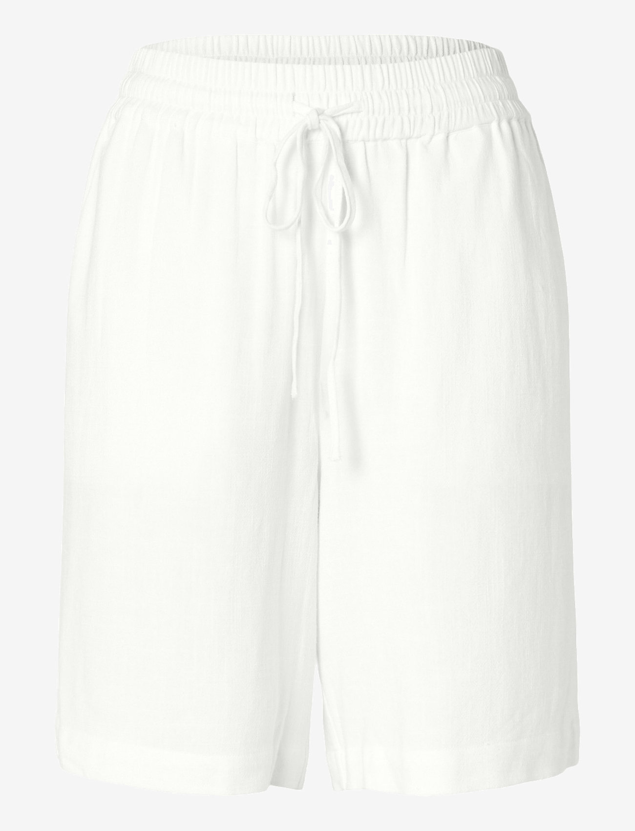 Selected - SLFVIVA MW SUN SHORTS NOOS - bermudashorts - snow white - 1