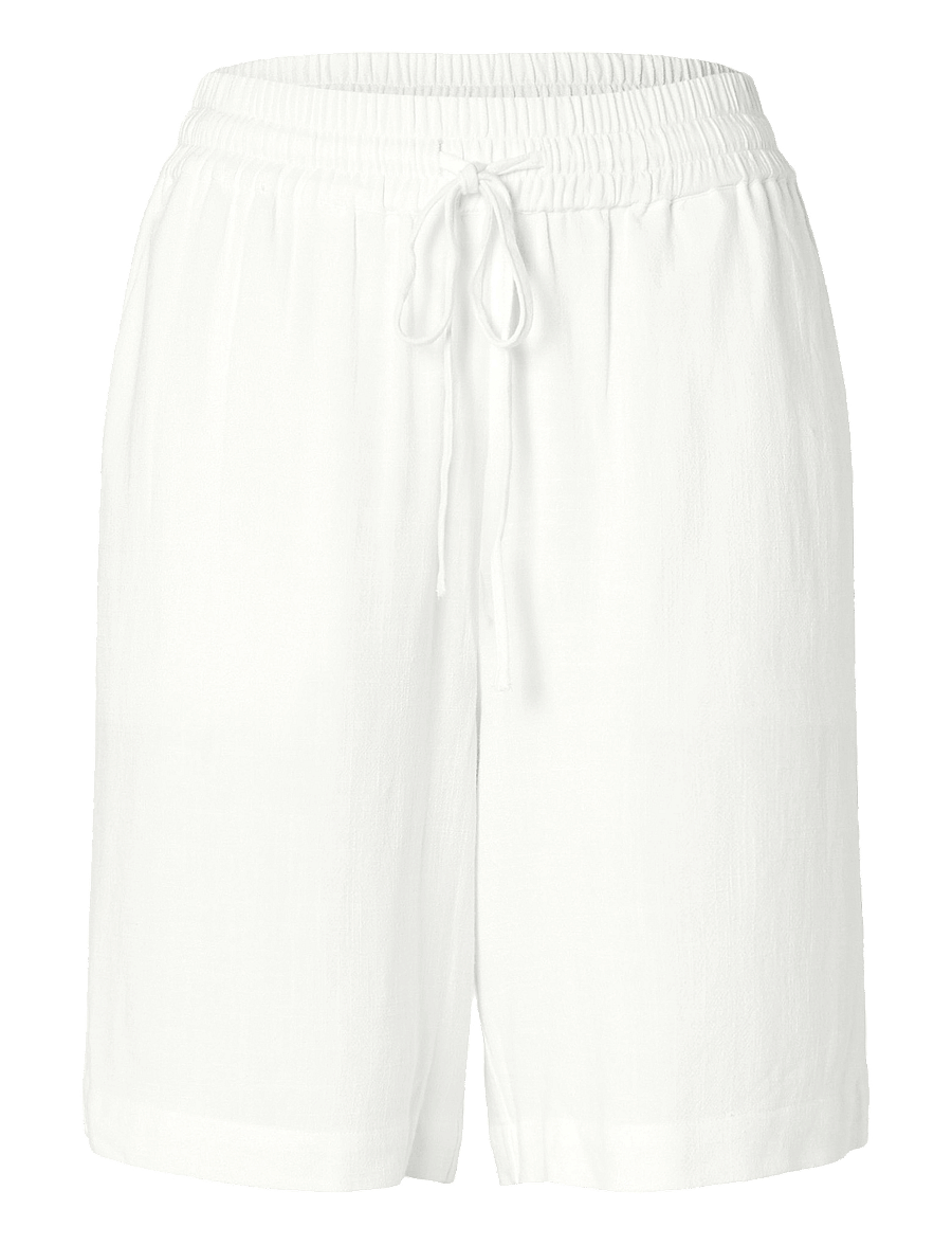 Selected - SLFVIVA MW SUN SHORTS NOOS - bermudashorts - snow white - 1