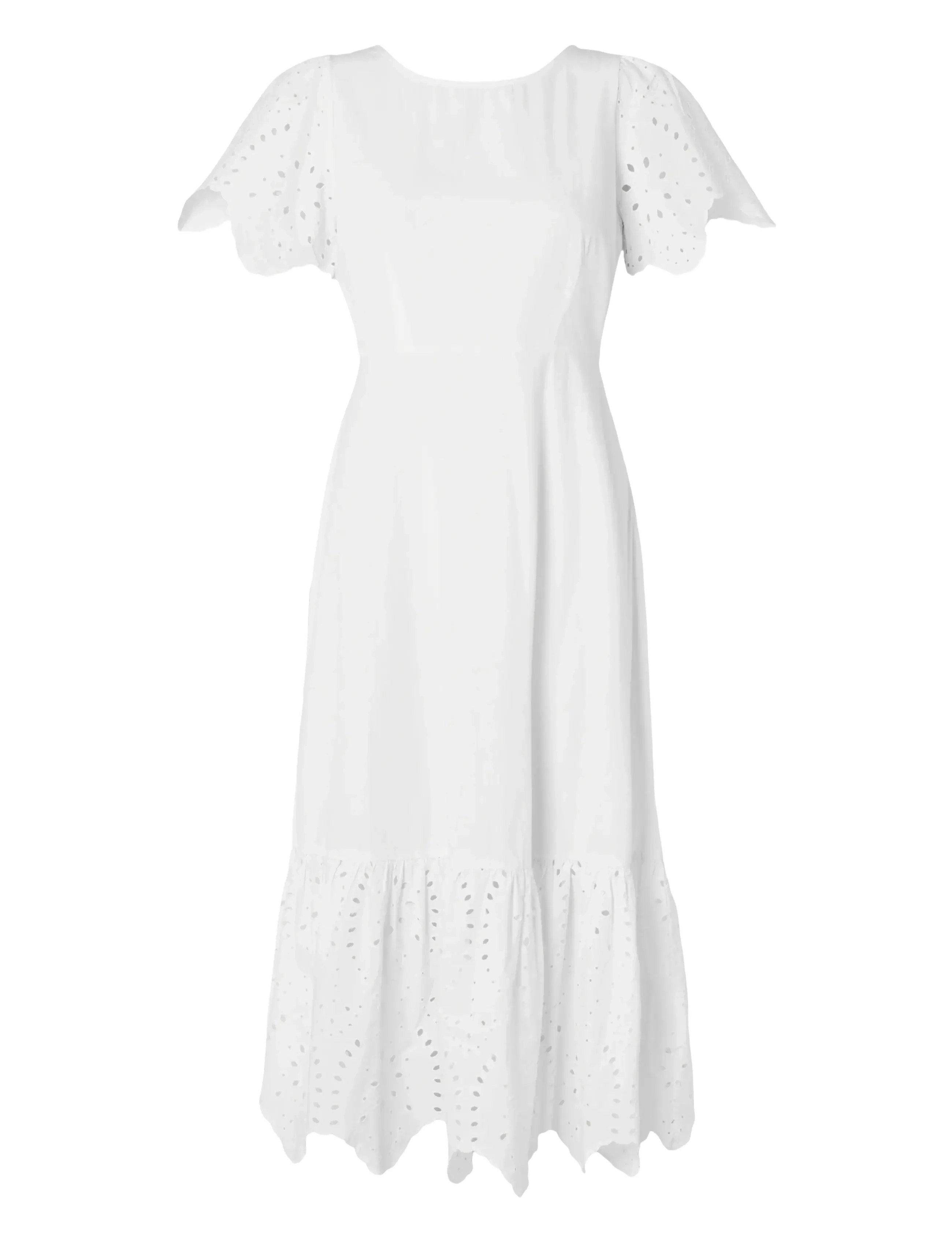 Selected SLFKELLI SS ANKLE BRODERI DRESS B -  - undefined / undefined