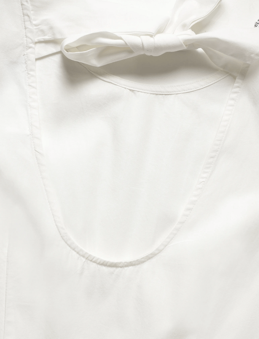 Selected - SLFKELLI SS ANKLE BRODERI DRESS B - konfirmation - snow white - 2