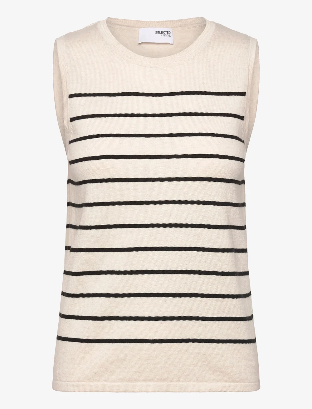 Selected - SLFBERGA SL KNIT O-NECK - stickade tröjor - birch - 1