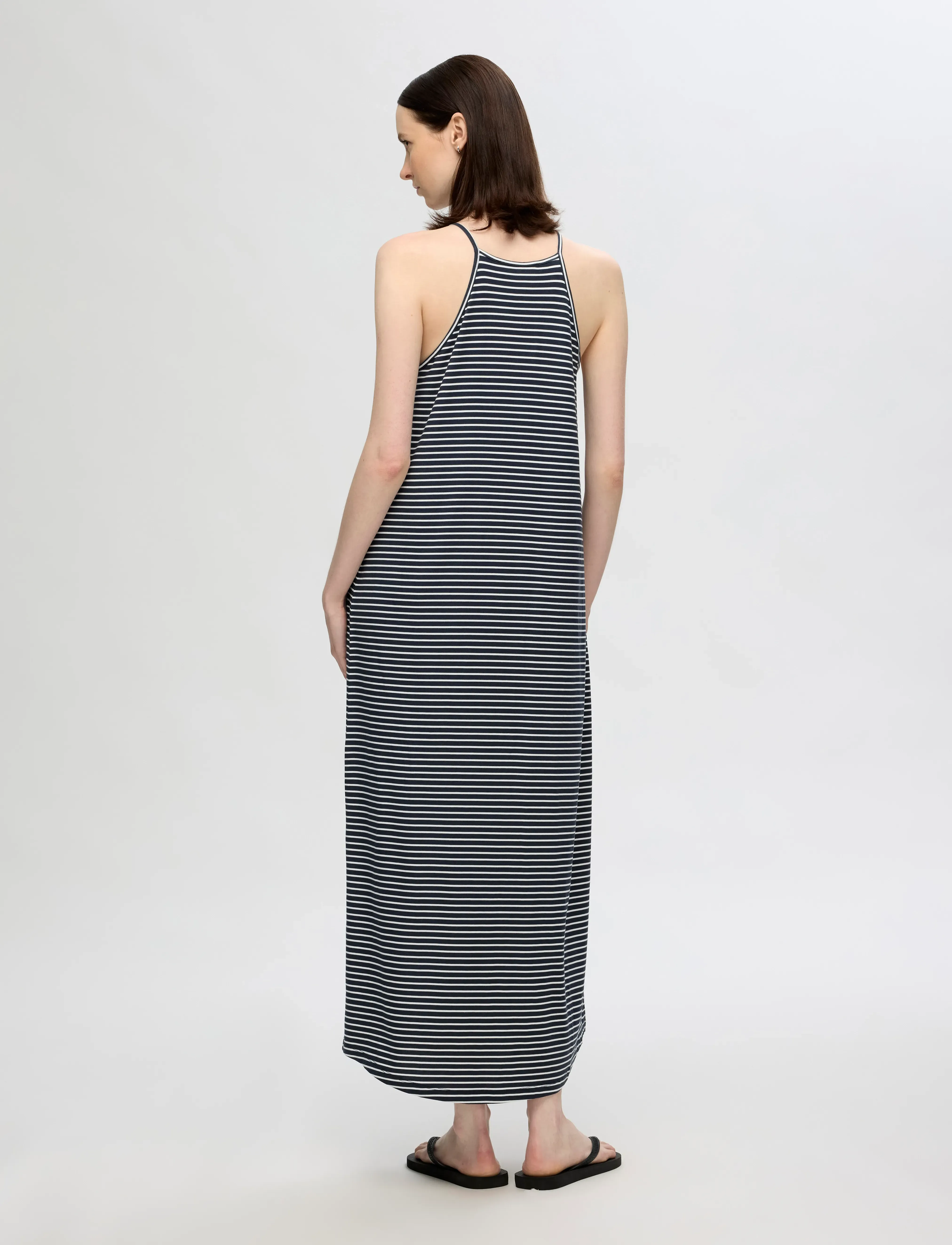 Selected - SLFANOLA SL STR ANKLE DRESS - sommerkleider - dark sapphire - 3