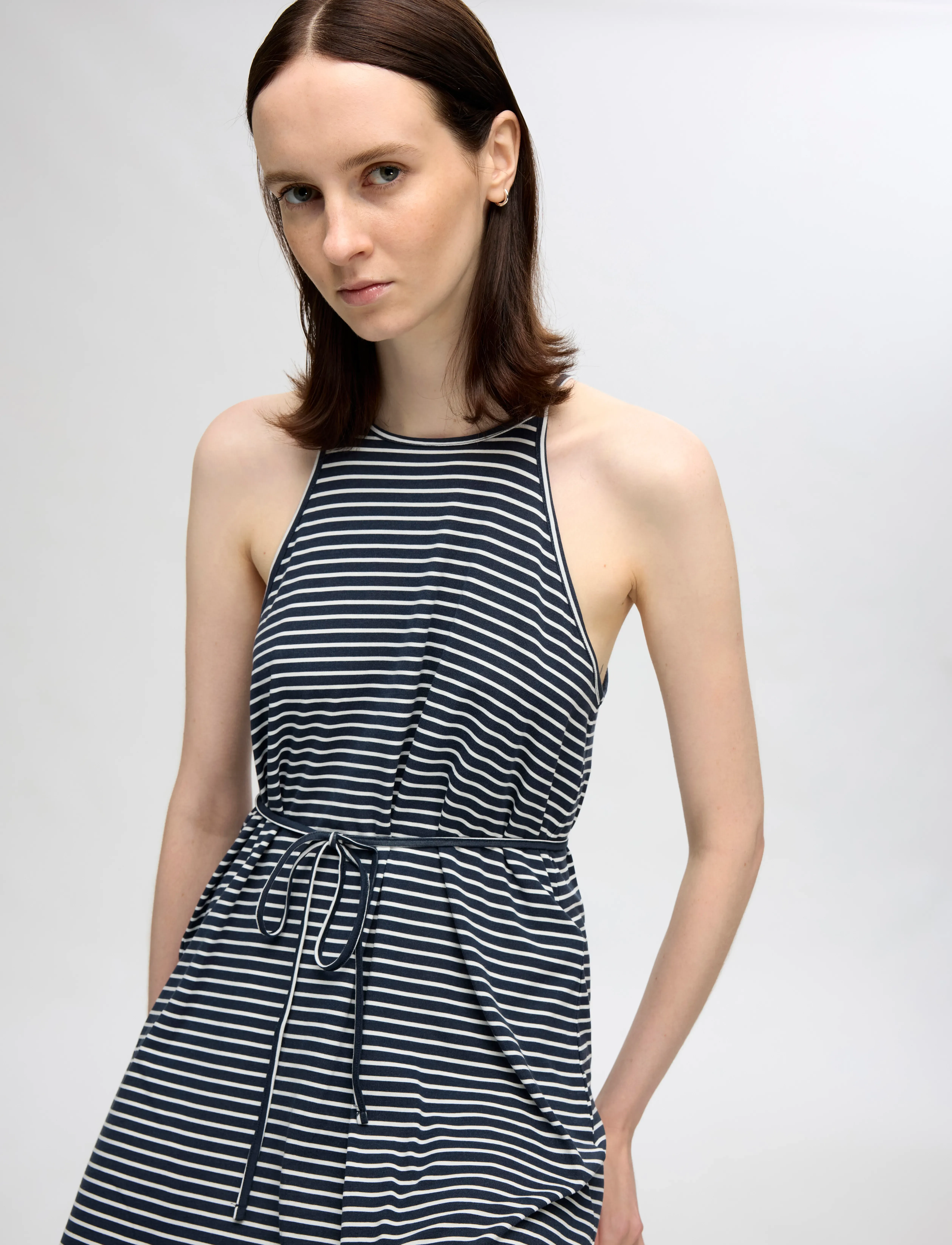 Selected - SLFANOLA SL STR ANKLE DRESS - sommerkleider - dark sapphire - 5