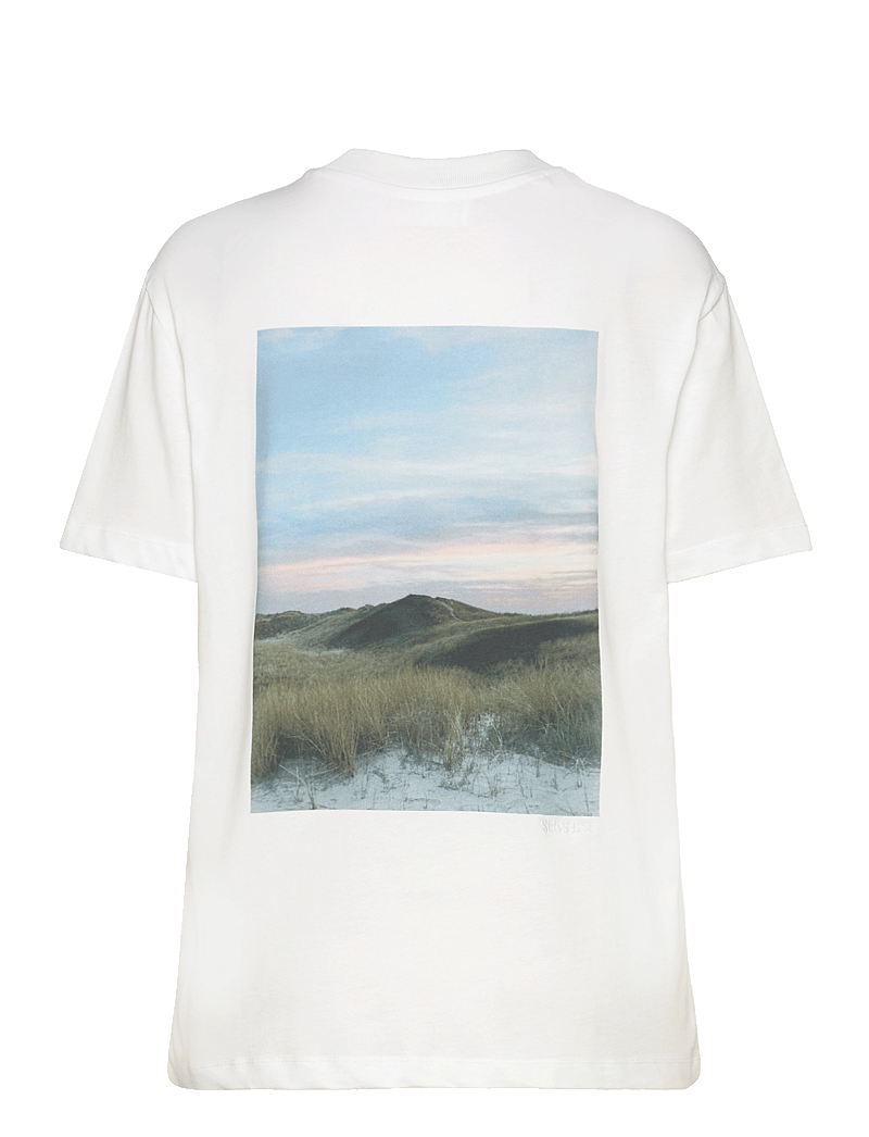 Selected - SLFARIA SS EMBROIDERY TEE - t-särgid - bright white - 1