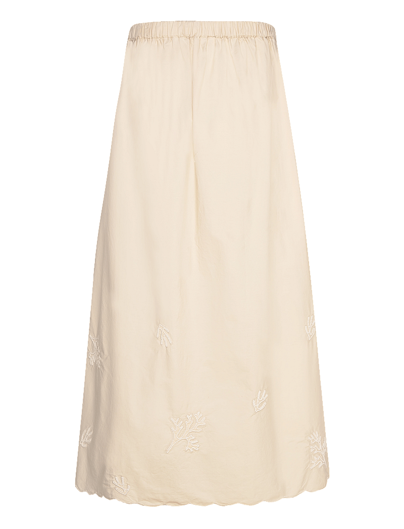 Selected - SLFMELLI HW ANKLE SKIRT B - maxi röcke - sandshell - 2