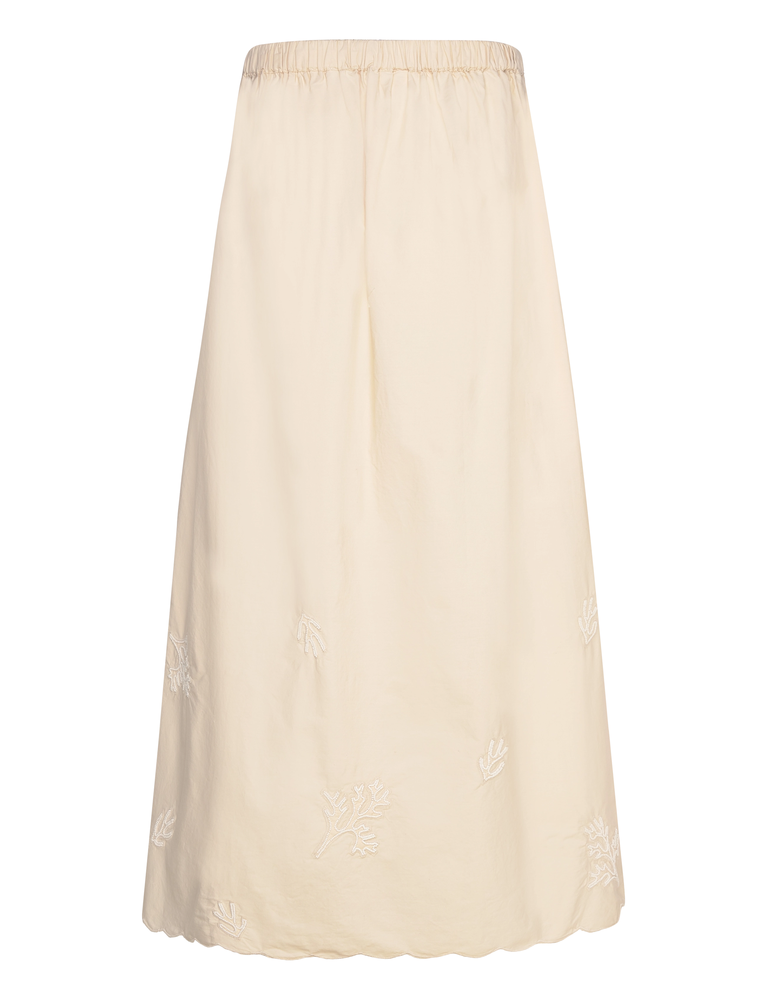 Selected - SLFMELLI HW ANKLE SKIRT B - maxi röcke - sandshell - 2
