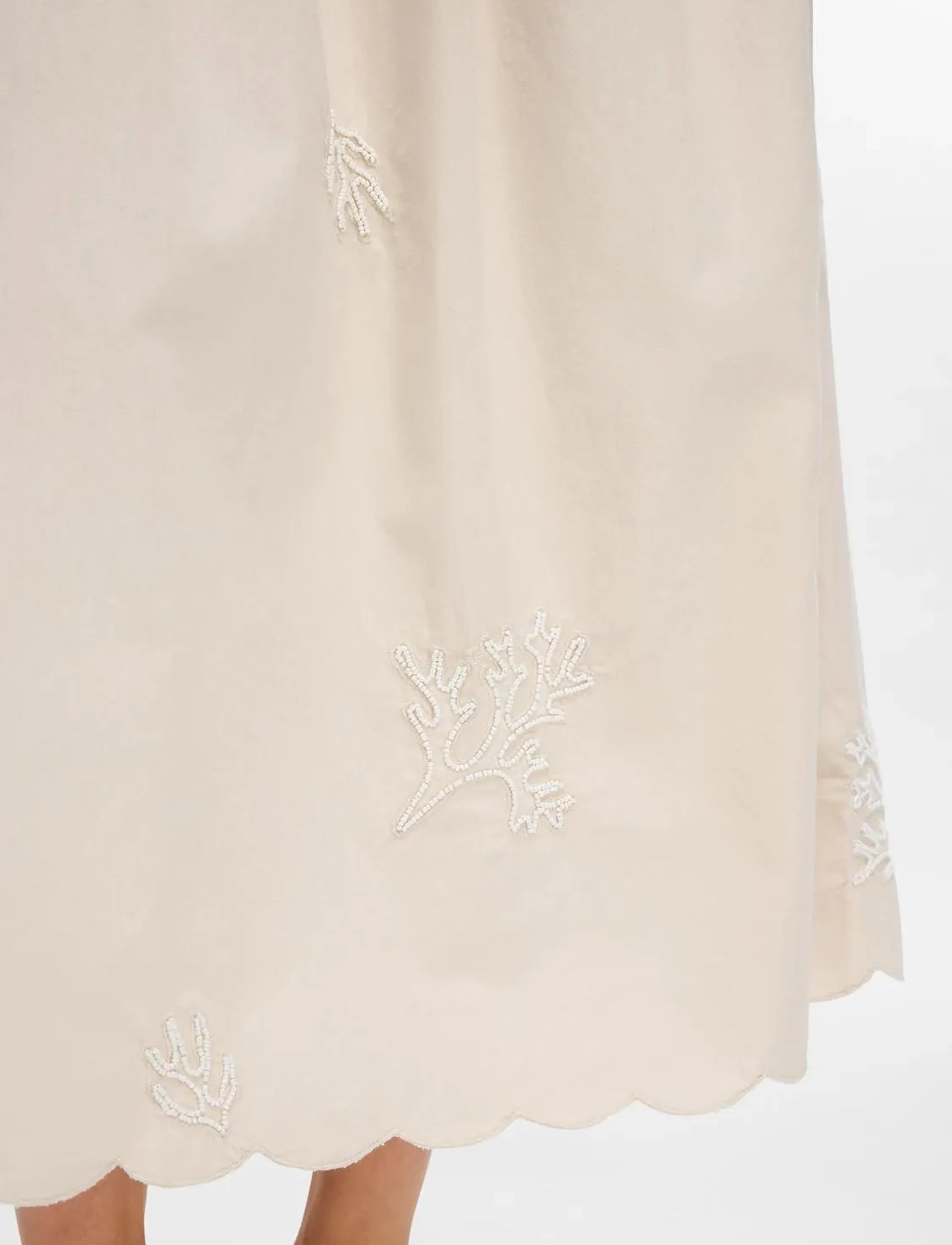 Selected - SLFMELLI HW ANKLE SKIRT B - maxi röcke - sandshell - 3