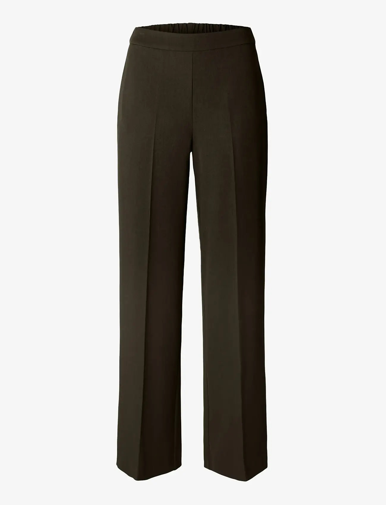 Selected - SLFEMMA-TARA MW WIDE PANT NOOS - kostymbyxor - delicioso - 1